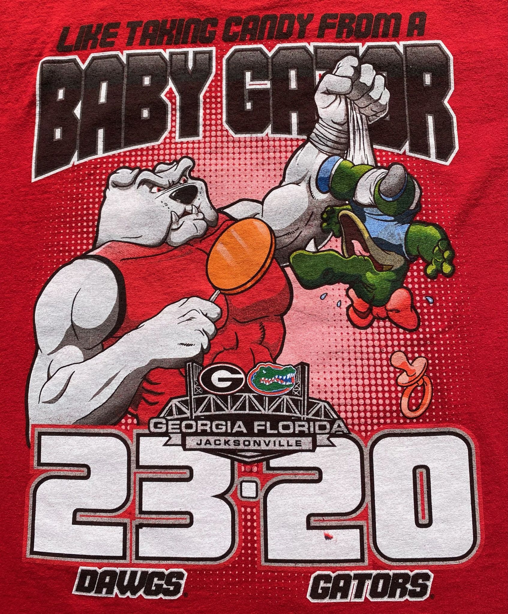 Delta Georgia Bulldogs Florida Gators 2013 Football T-Shirt Small Size US S / EU 44-46 / 1 - 6 Thumbnail