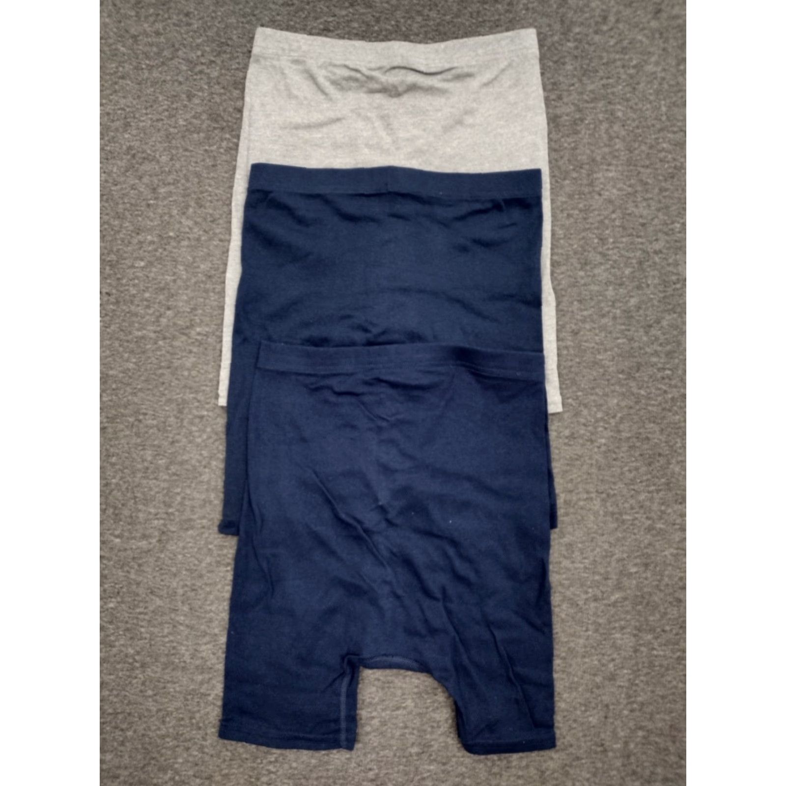 Hanes Hanes Mens Underwear 3-Pack Boxer Shorts Solid Blue/Grey Size S Shirt Mens Underwear 3-Pack Boxer Shorts Blue Grey S Tagless Size US 29 - 2 Thumbnail