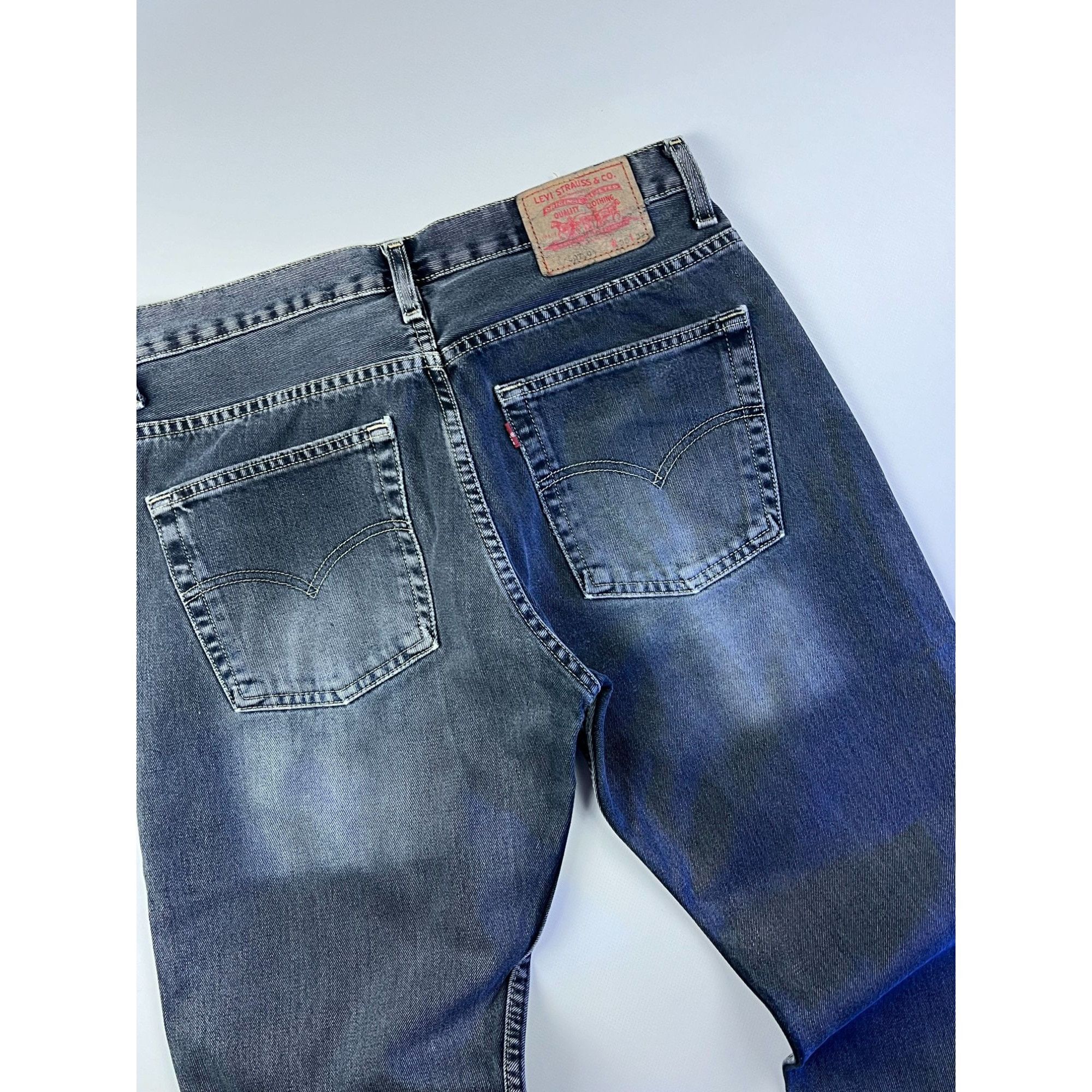 Levi's × Vintage Levis Vintage Faded Jeans 505 Regular Fit 33x32 Mens Denim C Size US 33 - 2 Thumbnail