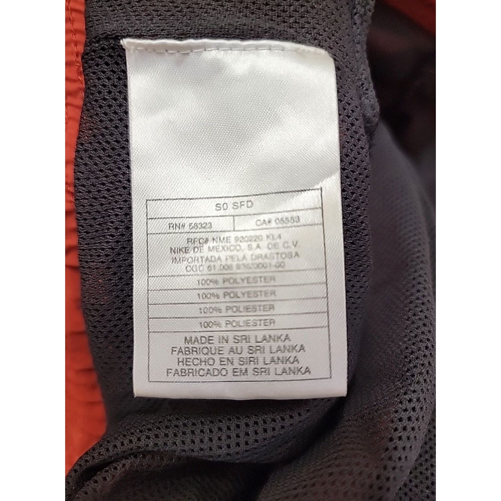 Nike VINTAGE Nike ACG Swim Shorts Trunks Polyester Orange Mens Size Small Size US 29 - 7 Thumbnail