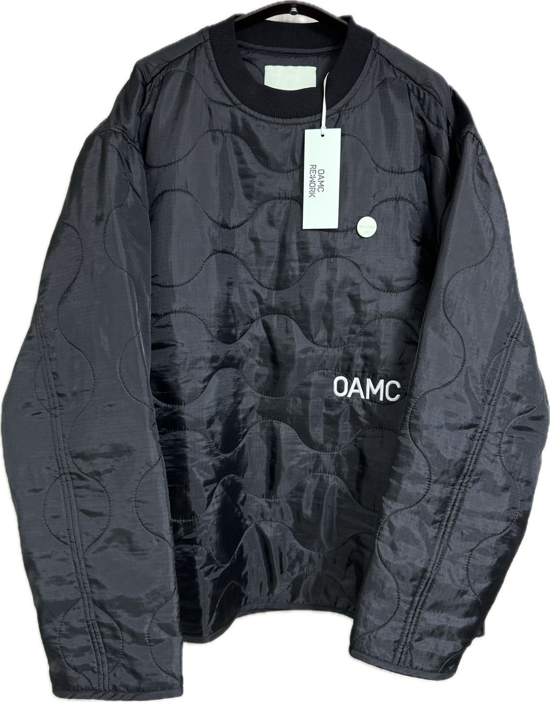 OAMC OAMC x Peacemaker Re:work Quilted Crewneck Black Jacket Size US L / EU 52-54 / 3 - 7 Thumbnail