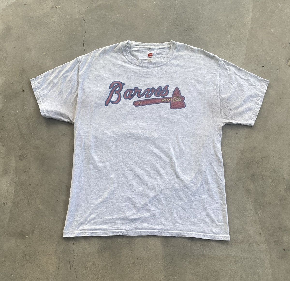 Hanes × Vintage ATLANTA BRAVES FAN TEE Size US L / EU 52-54 / 3 - 1 Thumbnail