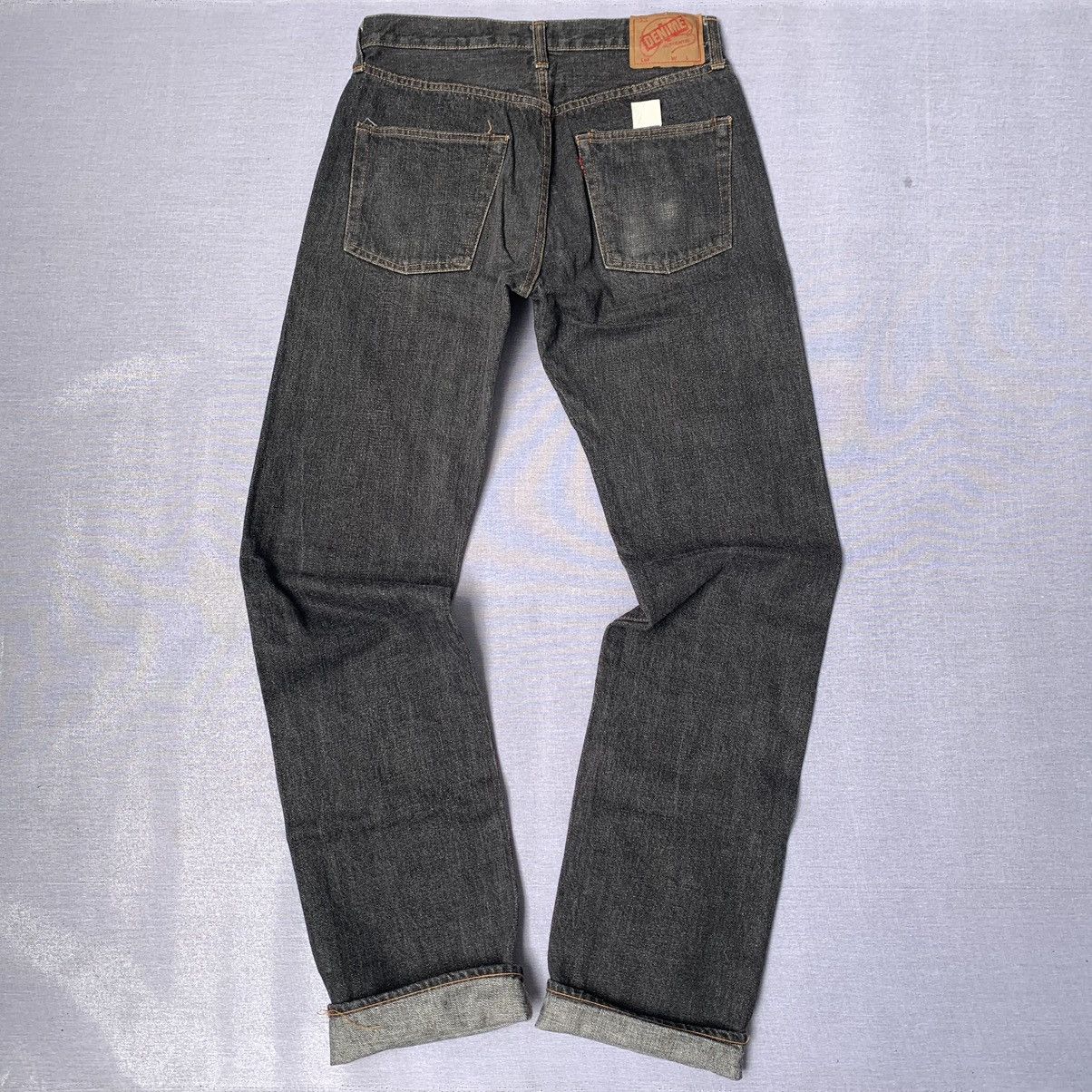 image of Archival Clothing x Denime Vintage Denime Selvage Jeans in Grey, Men's (Size 31)