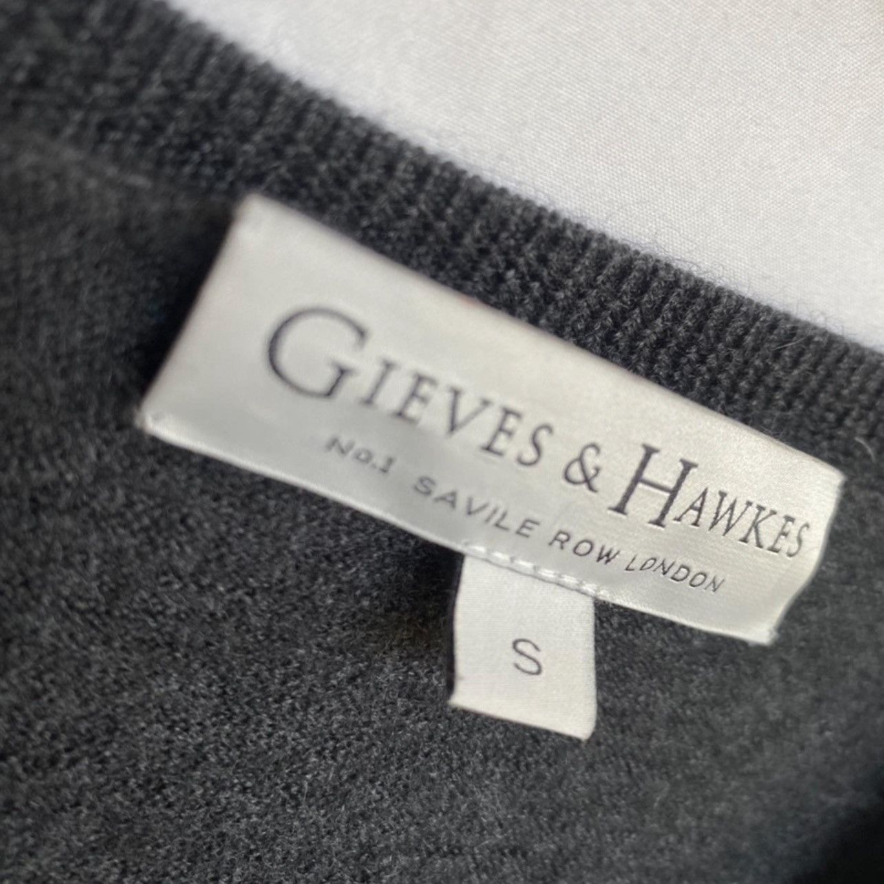 Gieves & Hawkes Cashmere V-Neck Jumper – Savile Row Heritage