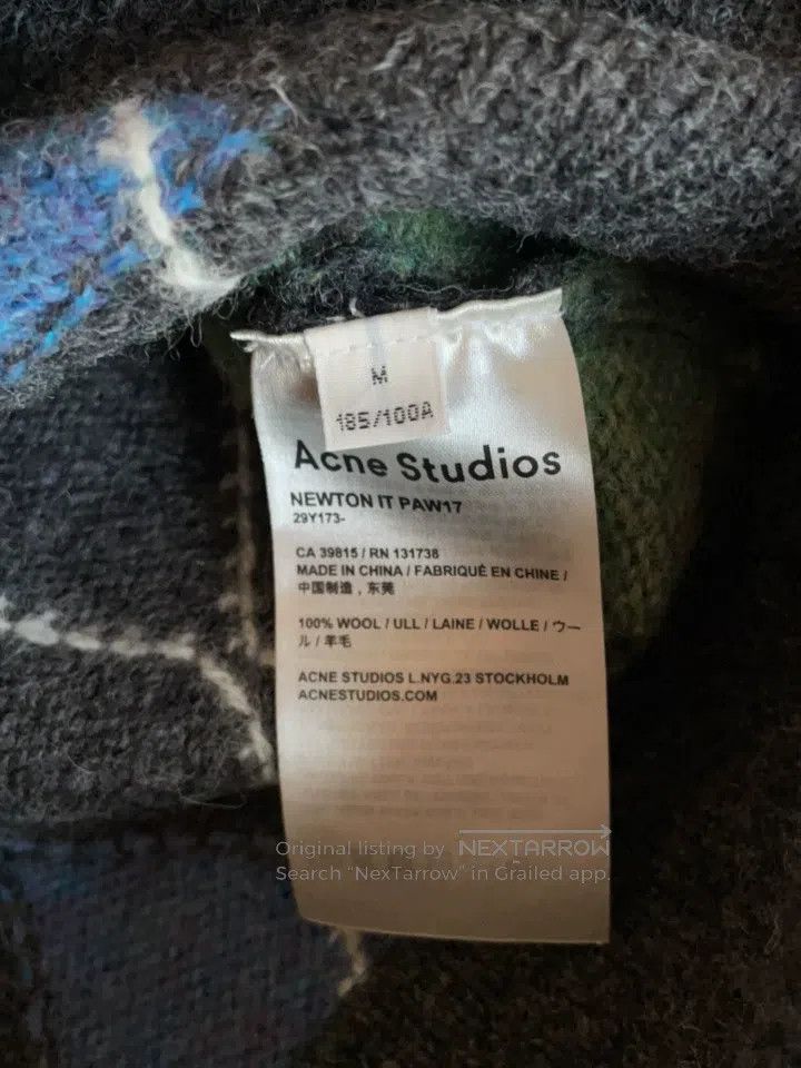 Acne Studios Acne Studios Gingham Knit Sweater Size US M / EU 48-50 / 2 - 4 Thumbnail