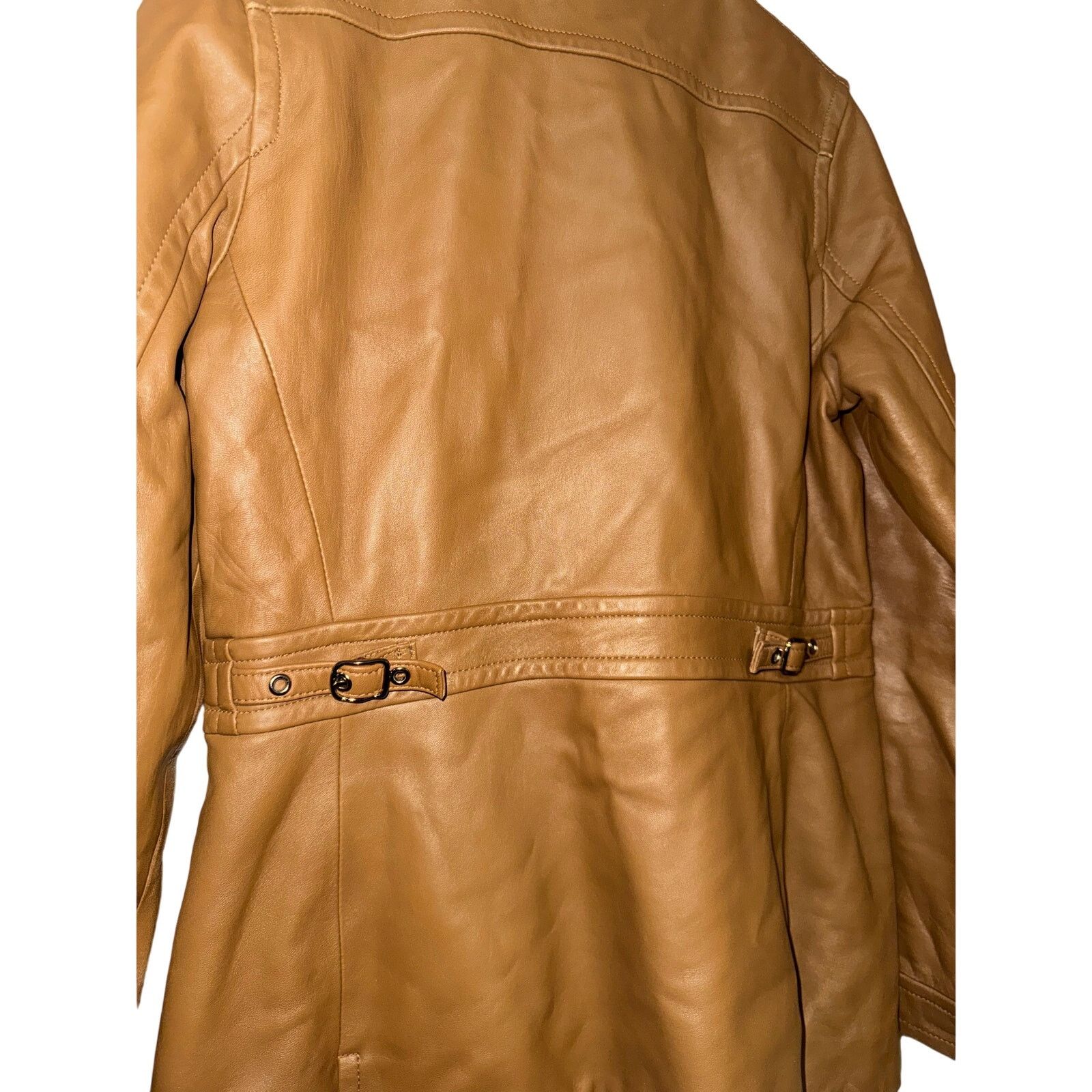 Coach Coach Leather Jacket - Brown - Size Small - Excellent Condi Size S / US 4 / IT 40 - 5 Thumbnail