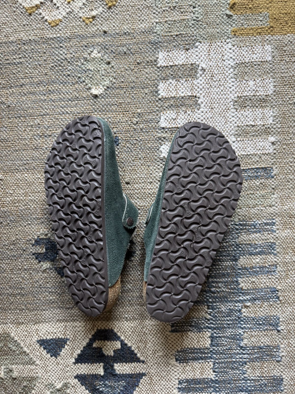 Birkenstock × Kith Kith x Birkenstock Boston Shearling Green Size US 9 / EU 42 - 4 Thumbnail
