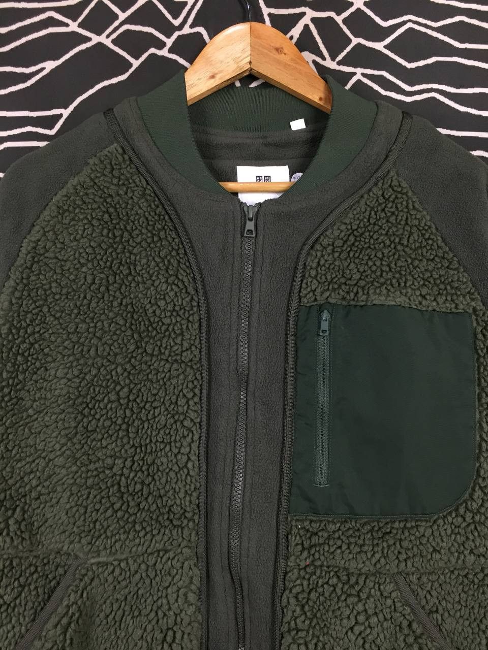 Uniqlo × White Mountaineering Uniqlo X White Mountaineering Fleece Oversized Jacket Size US M / EU 48-50 / 2 - 3 Thumbnail