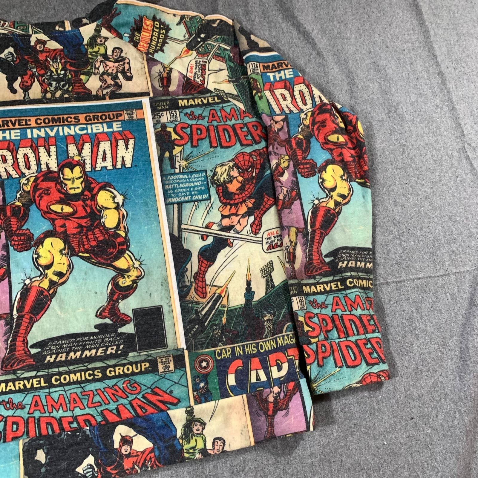 Marvel Comics Marvel Shirt Women Medium Multicolor Casual Size M / US 6-8 / IT 42-44 - 8 Thumbnail