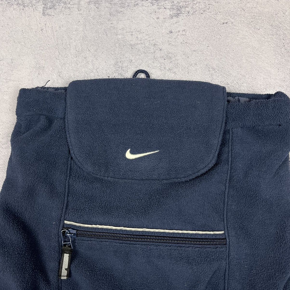 Nike × Vintage Vintage Nike fleece y2k mini backpack bag 90’s Size ONE SIZE - 3 Thumbnail