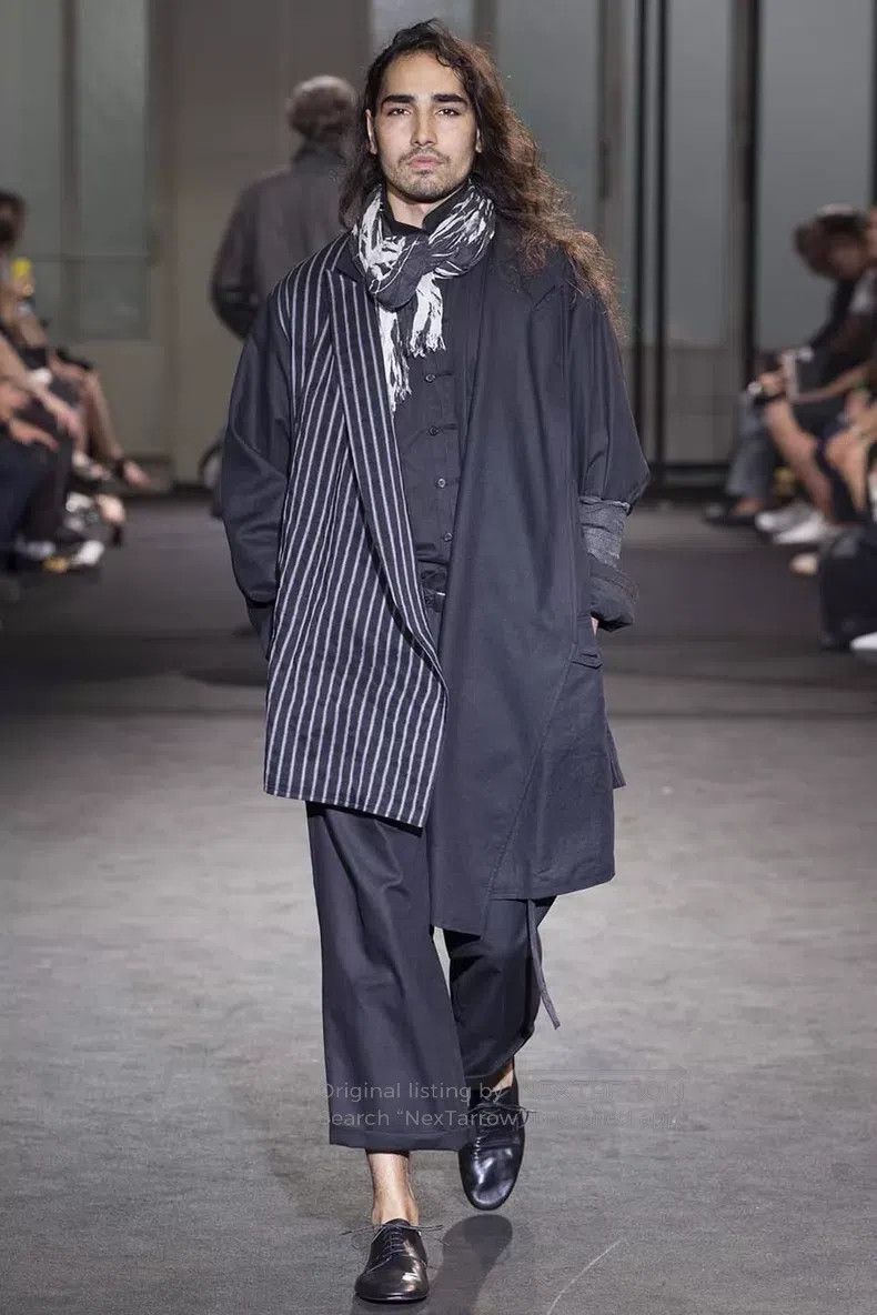 Yohji Yamamoto Yohji Yamamoto 17ss show button-down shirt Size US M / EU 48-50 / 2 - 5 Thumbnail