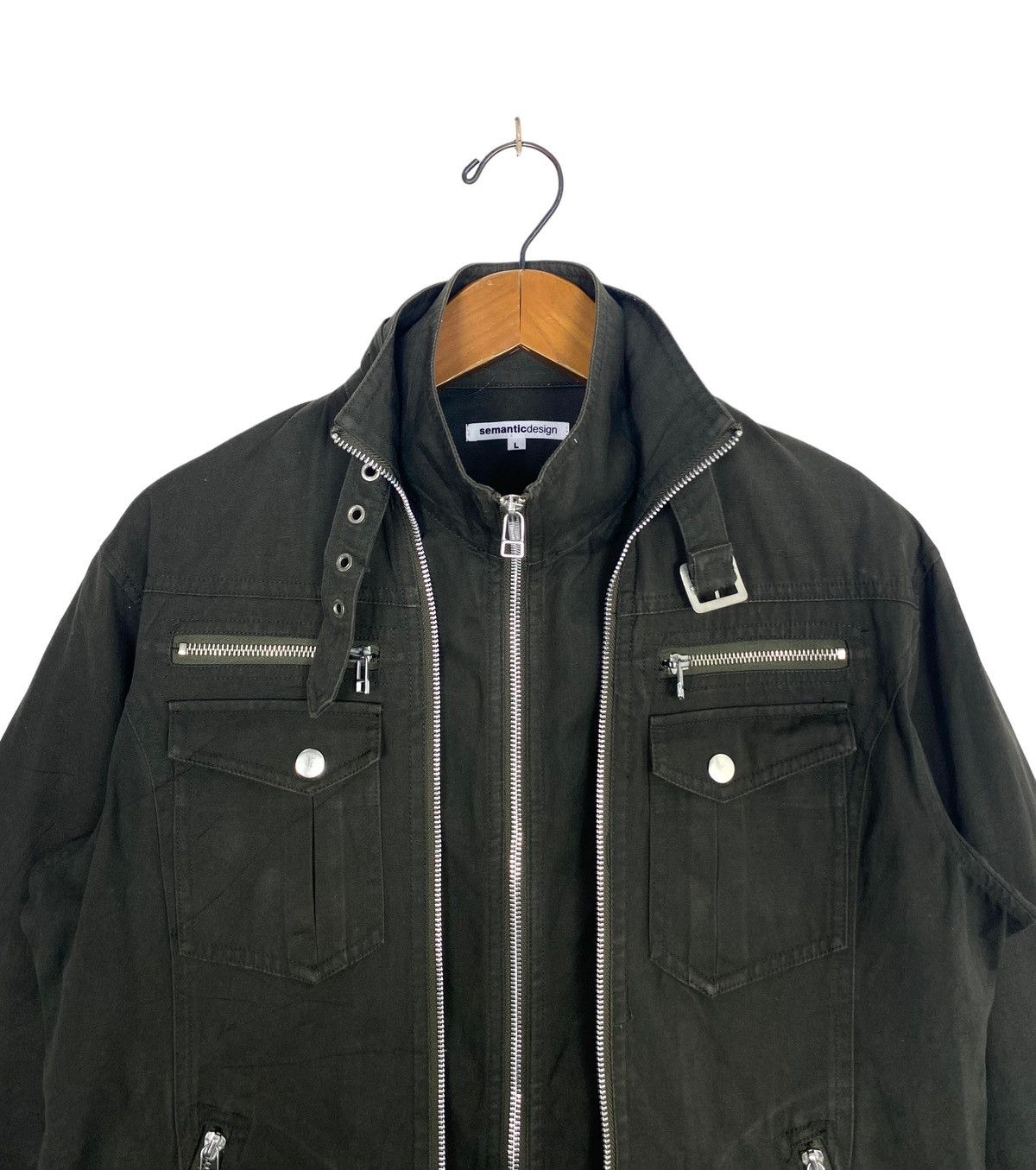 Japanese Brand Rare‼️ Semantic Design Bondage Jacket Double Zip Size US S / EU 44-46 / 1 - 5 Thumbnail