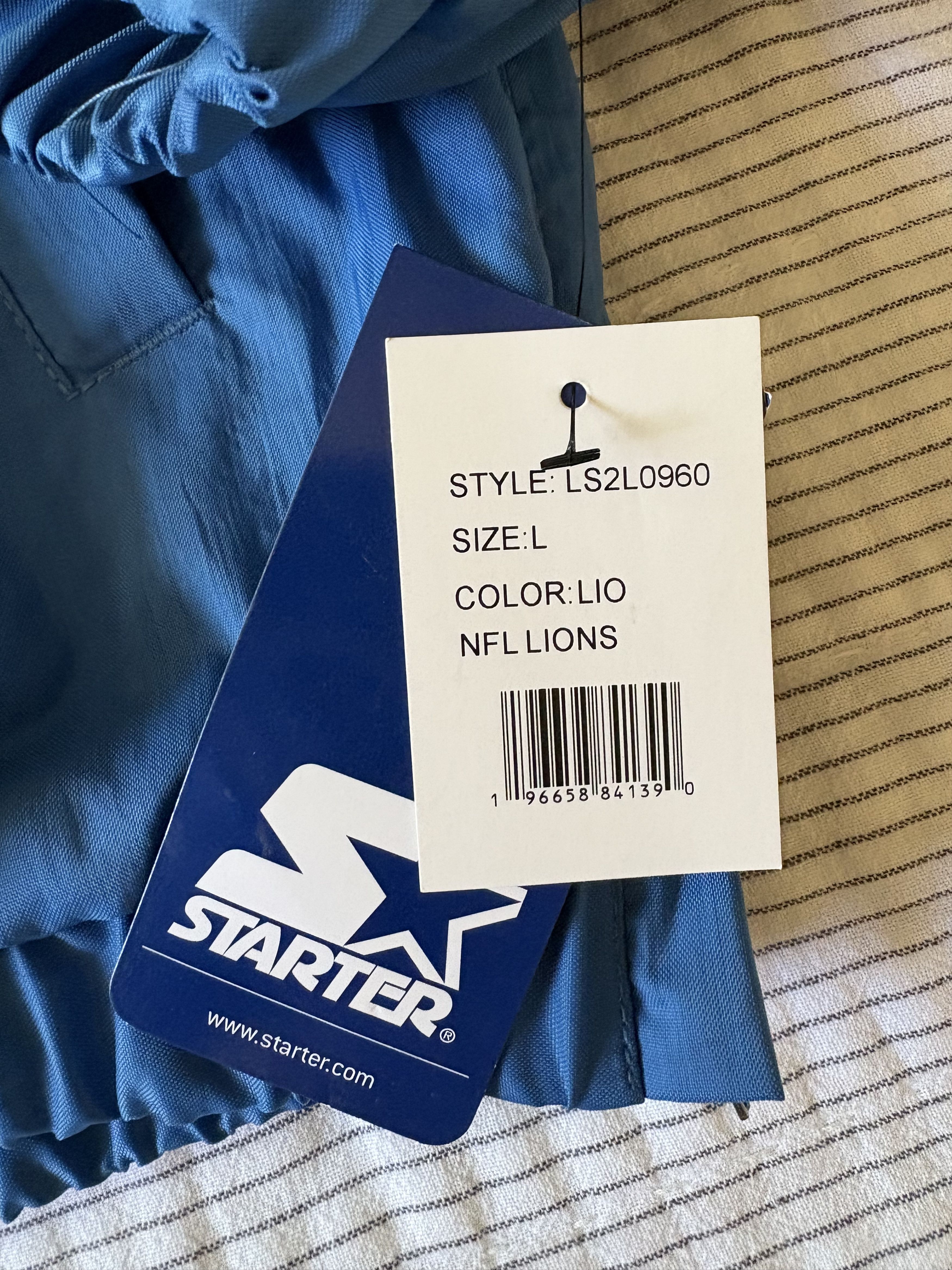 Starter Starter Detroit Lions pullover jacket Large Size US L / EU 52-54 / 3 - 3 Thumbnail