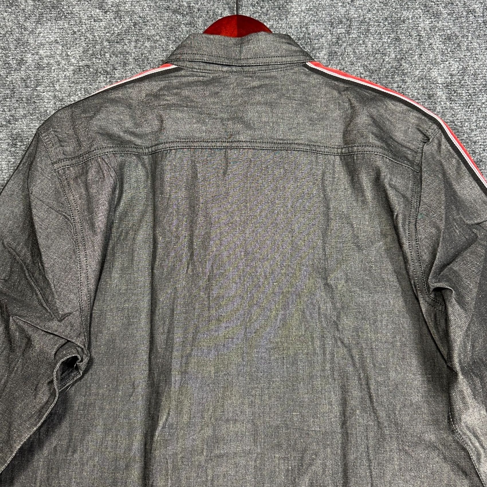 Vintage Tranquility & Mayhem Shirt Mens L Slim Fit Button Down Charcoal Gray Long Sleeve NEW Size US L / EU 52-54 / 3 - 7 Thumbnail