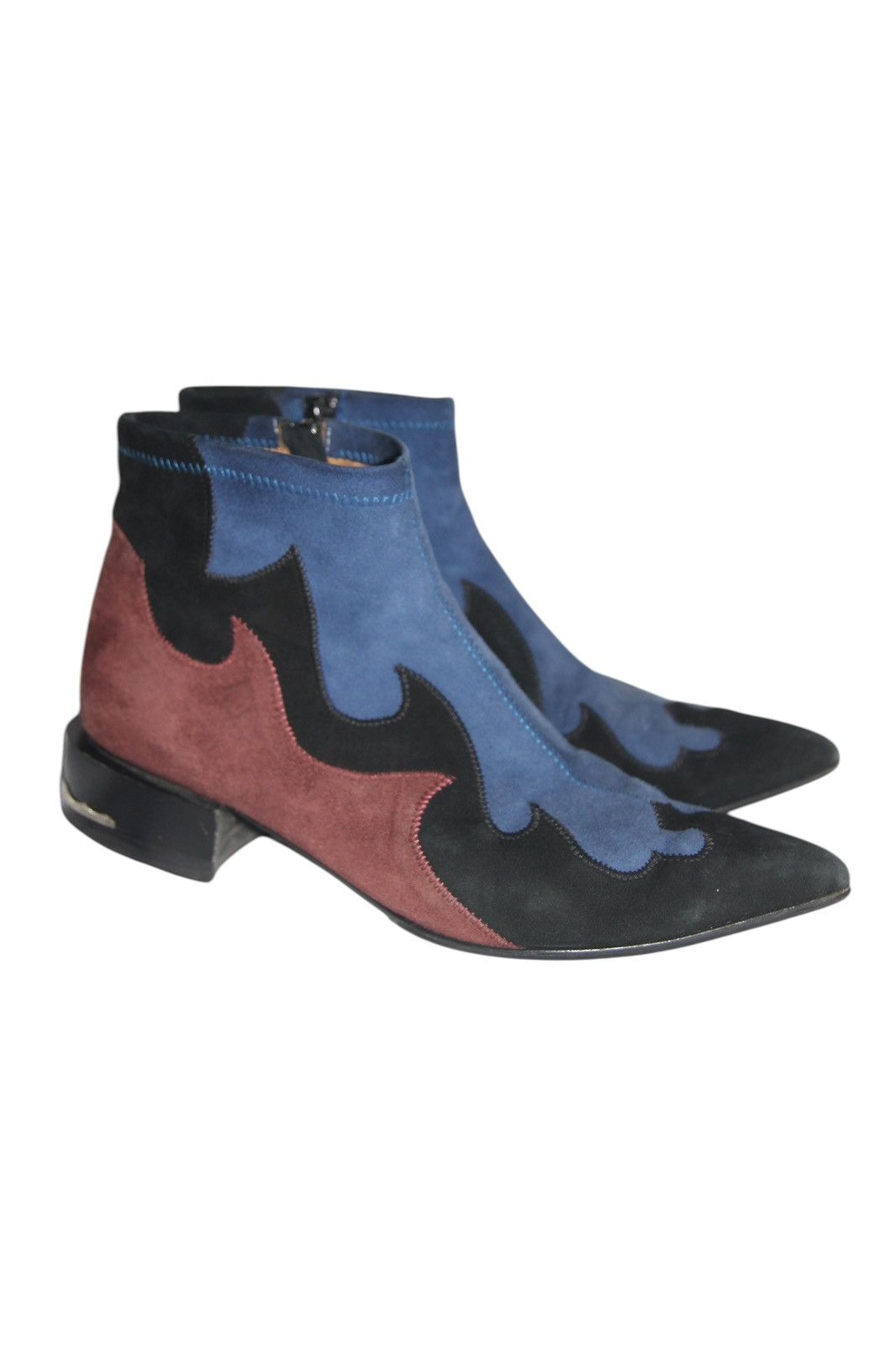 Toga × Toga Pulla TOGA PULLA Suede Western Panel Boots (Size 38) Size US 8 / IT 38 - 5 Thumbnail