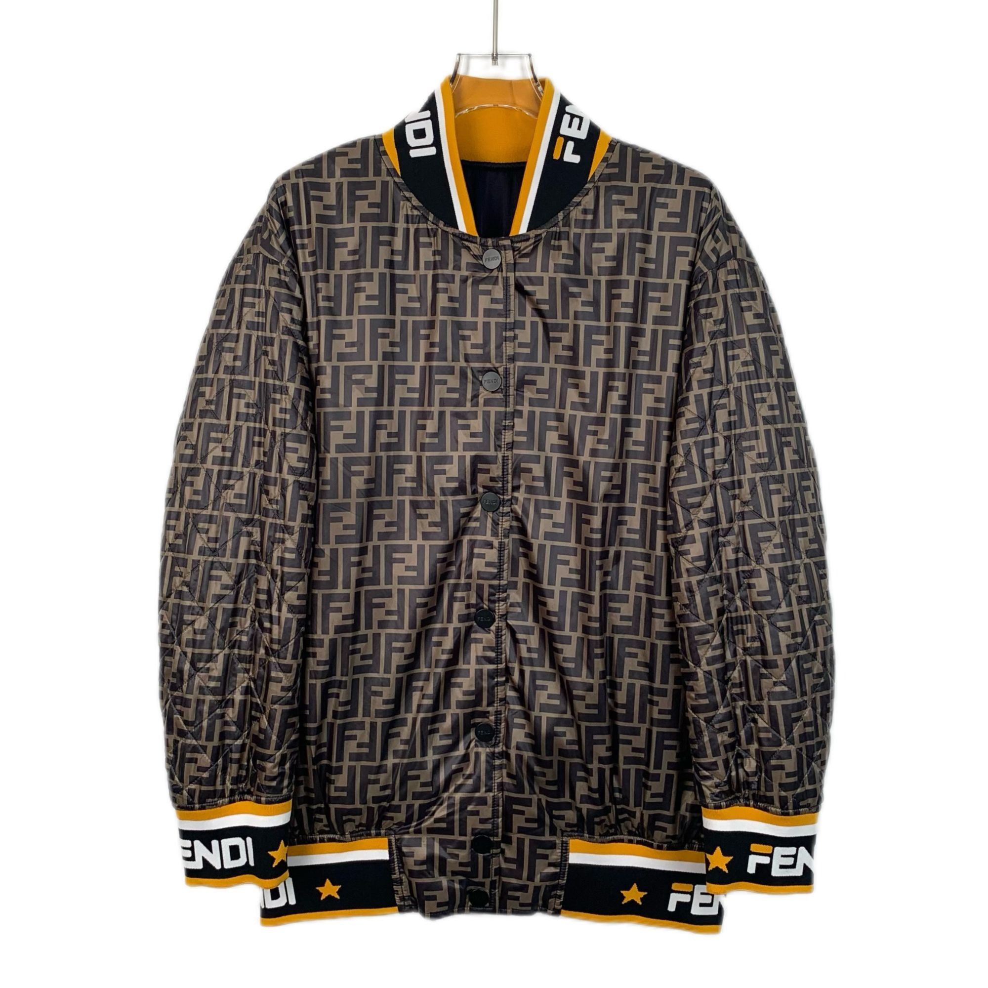 Fendi Fendi Reversible Quilted Jacket With Logo Print Mens Size L Size S / US 4 / IT 40 - 3 Thumbnail