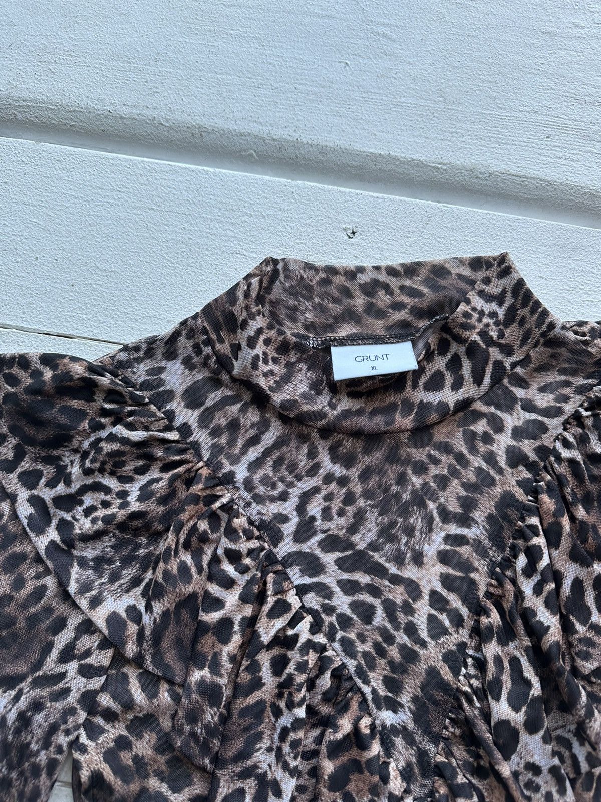Designer × Japanese Brand 🚨 Save The Queen Jean Paul Gaultier STYLE! MeshBlouses Size XL / US 12-14 / IT 48-50 - 6 Thumbnail