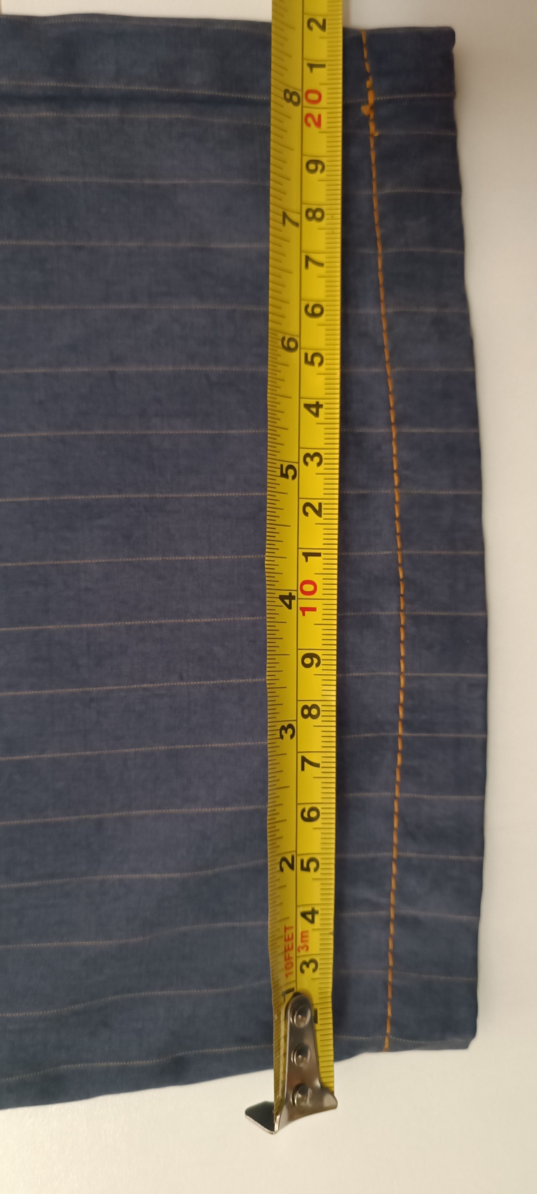 Jean Paul Gaultier Grayish blue pants with fine white vertical stripes Size 27" / US 4 / IT 40 - 24 Thumbnail