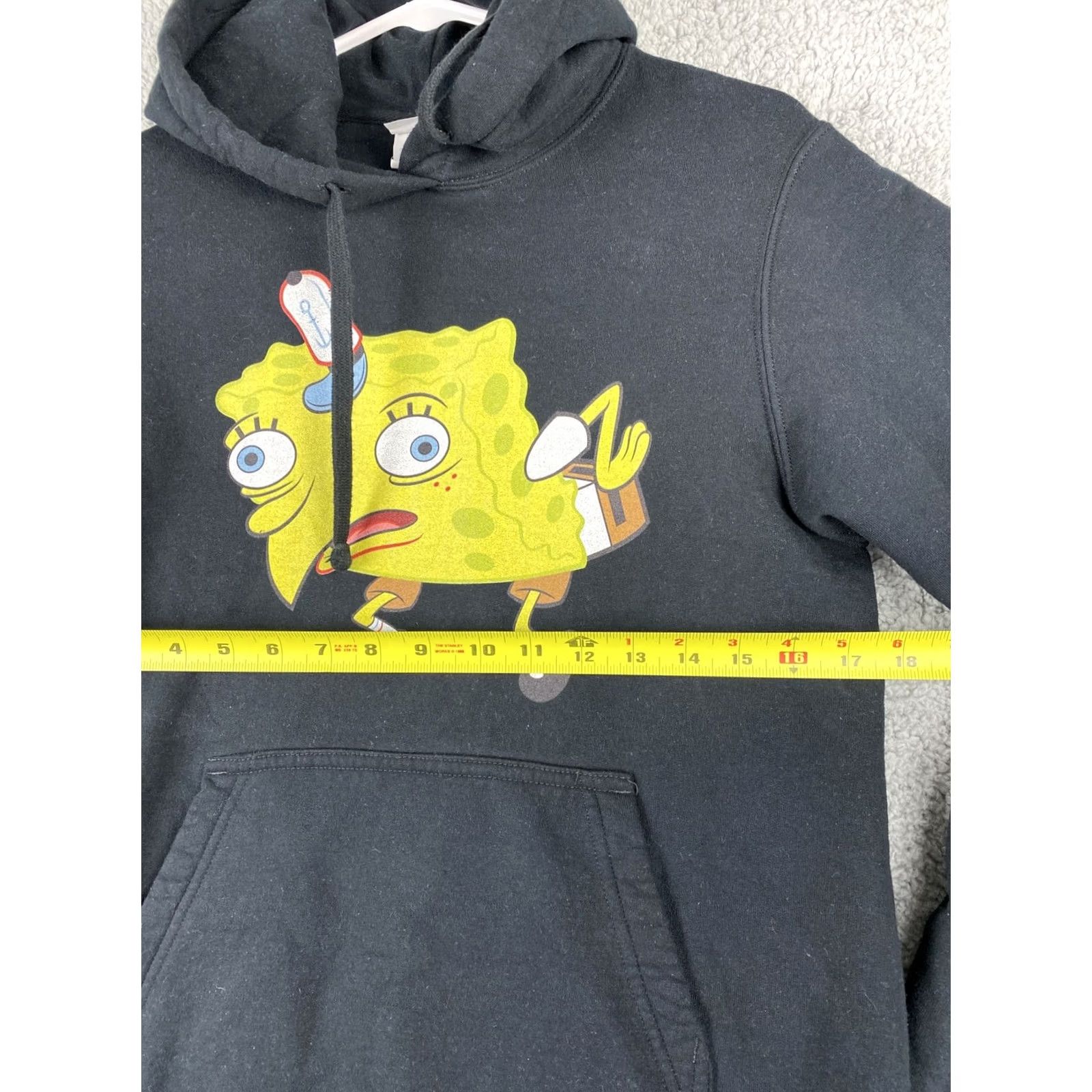 Vintage Santa Cruz Sweatshirt Men’s S Black SpongeBob Hoodie Pullover Cartoon Hooded Logo Skateboarding N/A Size US S / EU 44-46 / 1 - 5 Thumbnail