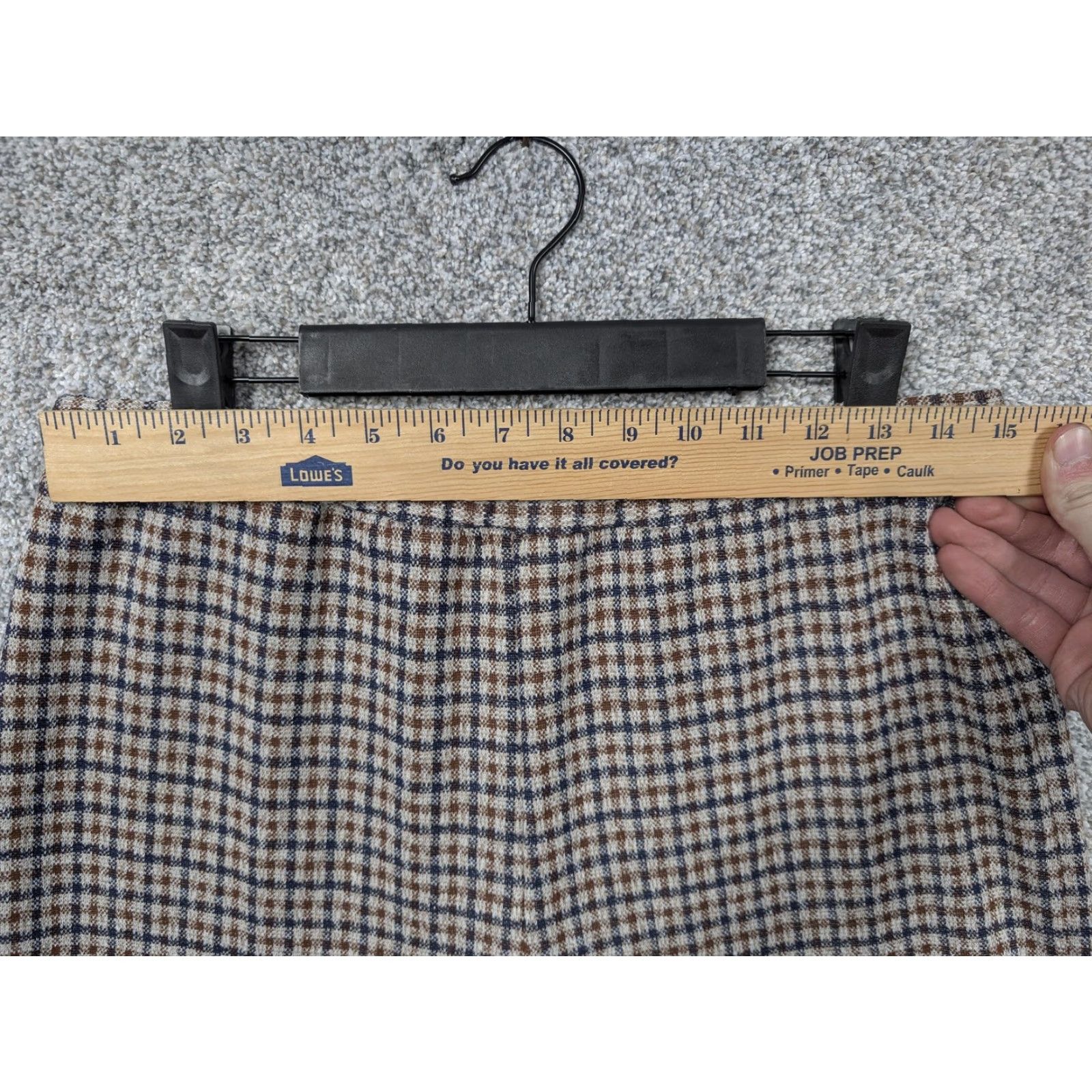 Sears Sears Vintage Pants That Fit Size 18 Plaid Preppy Academia Classic Hipster Indie Size 40" / US 18 - 2 Thumbnail