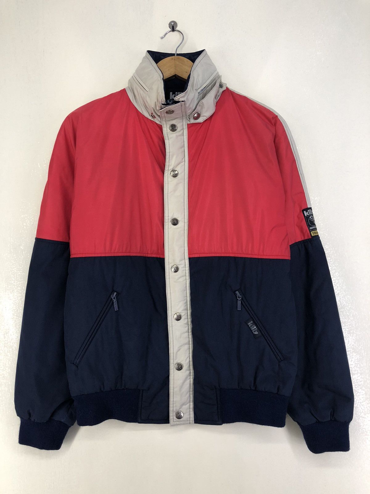 image of Vintage Killy By Asics Goretex Jacket in Blue/Red, Men's (Size Medium)