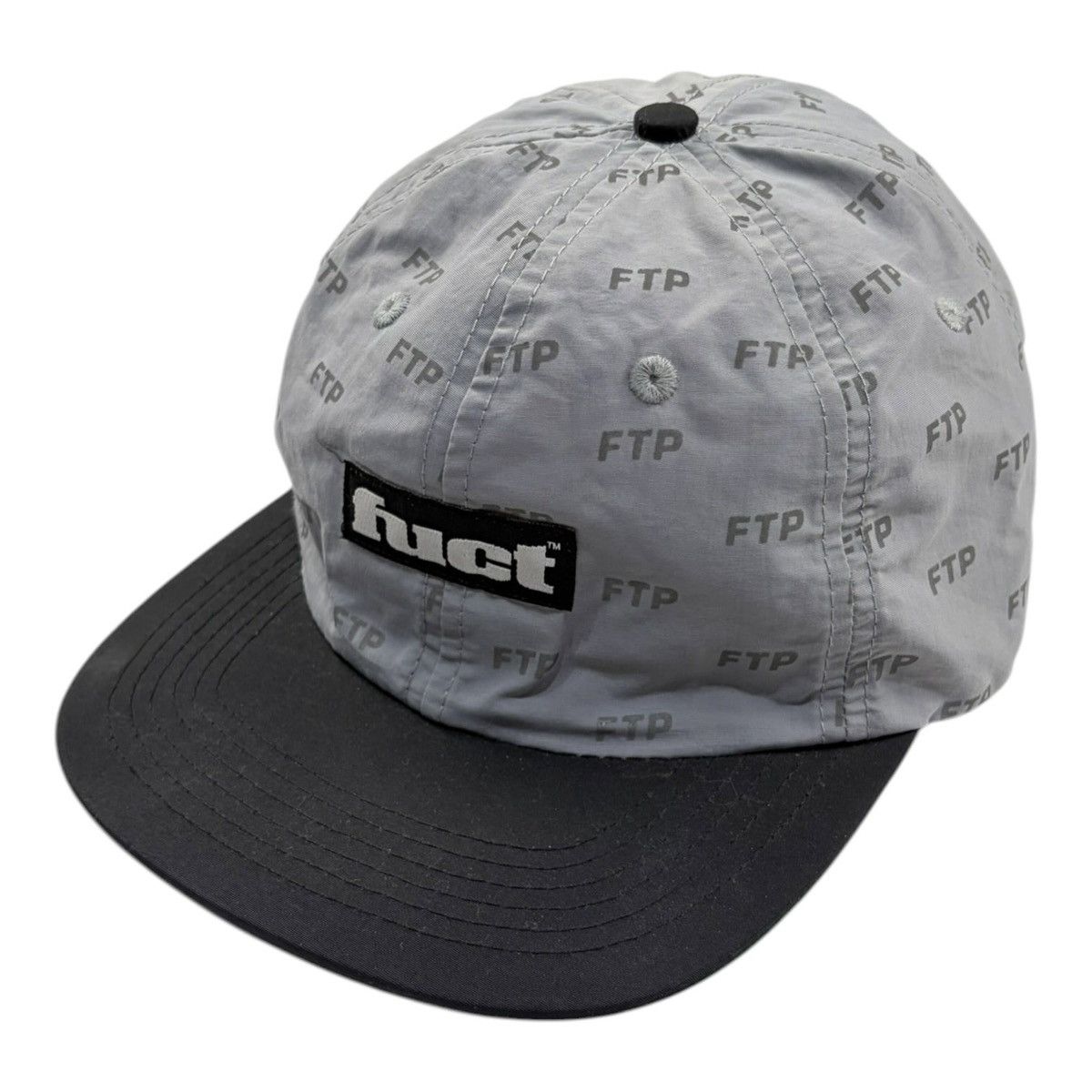 FUCT × Fuck The Population FTP x FUCT Collab 6-Panel Hat Grey Reflective 3M Size ONE SIZE - 1 Thumbnail