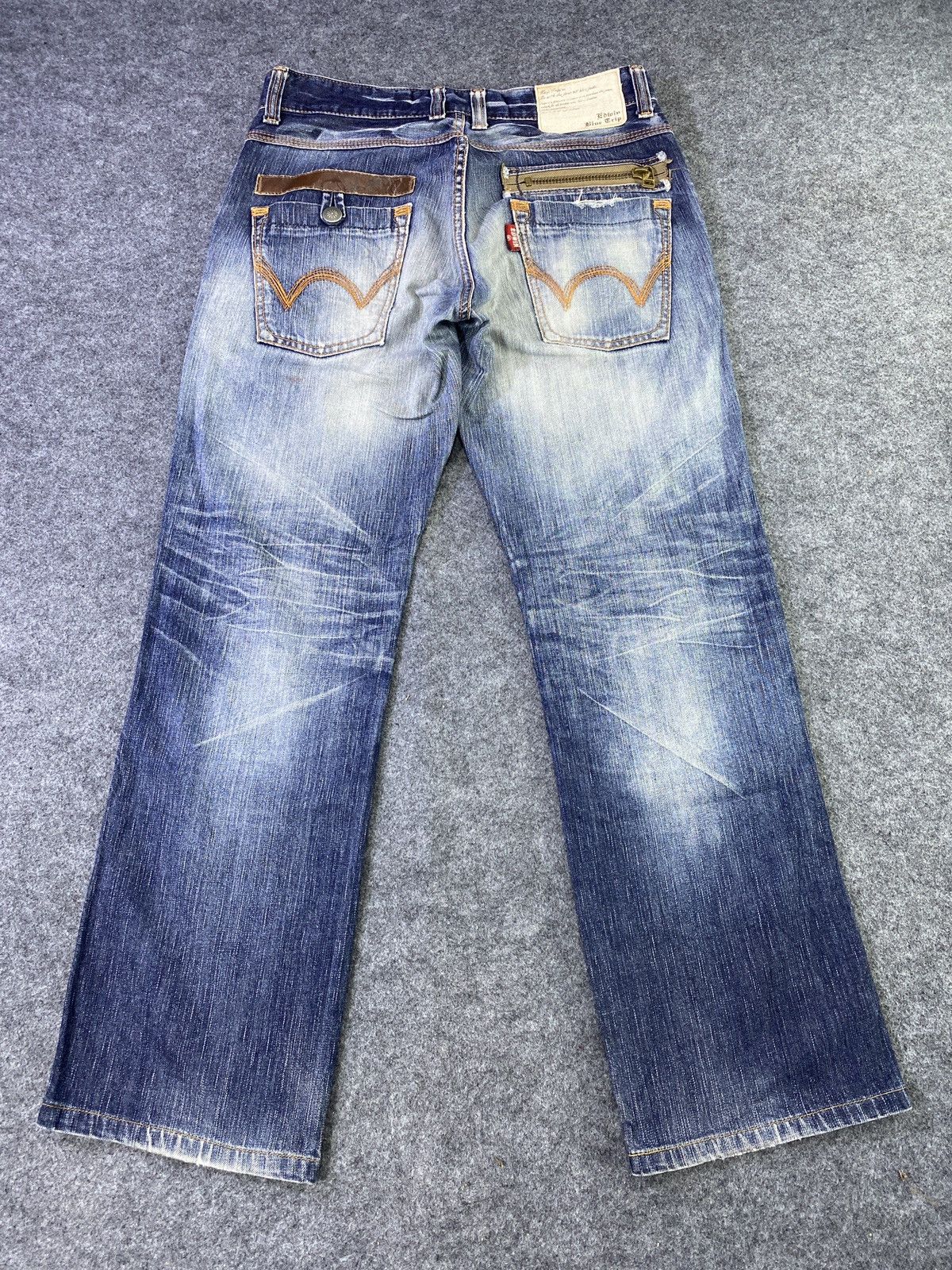Edwin × Japanese Brand × Jean Edwin Blue Trip Wash Denim - J960 Size US 34 / EU 50 - 4 Thumbnail