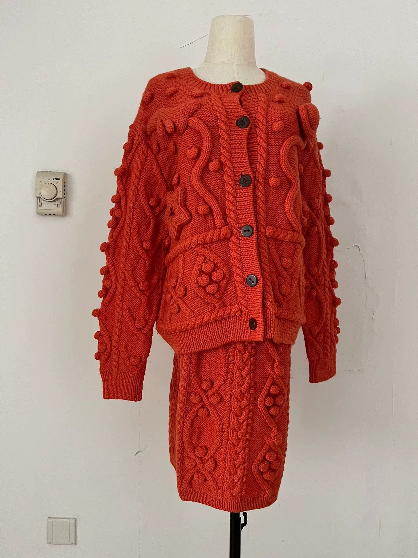 Issey Miyake Issey Miyake 3D Satellite Sweater Skirt Set Size M / US 6-8 / IT 42-44 - 1 Thumbnail