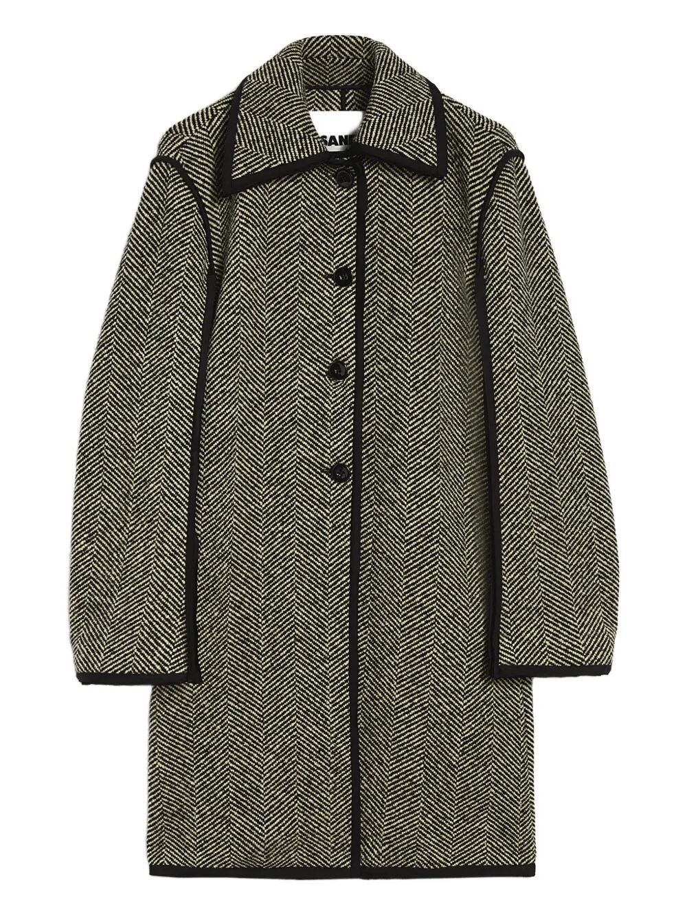 Jil Sander "65 W TRIM" COAT Size L / US 10 / IT 46 - 1 Thumbnail