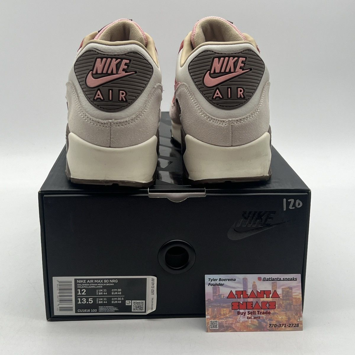 Nike Dqm x air max 90 bacon Size US 12 / EU 45 - 3 Thumbnail