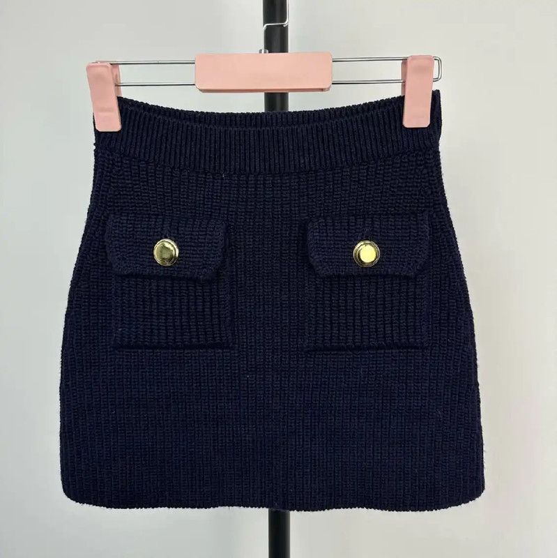 Miu Miu Miu Miu Women's Black Wool Shorts 0089 Size 23" - 1 Thumbnail