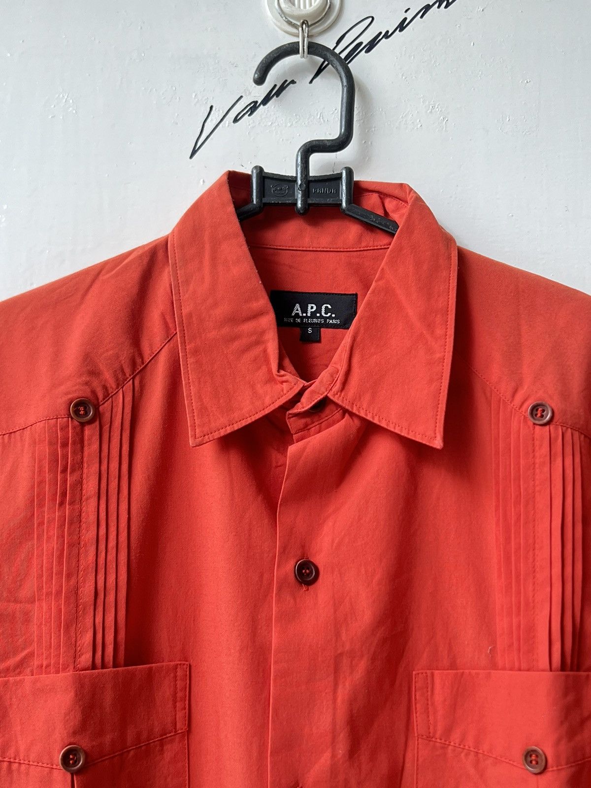 A.P.C. A.P.C Red Shirt Size US XS / EU 42 / 0 - 12 Thumbnail