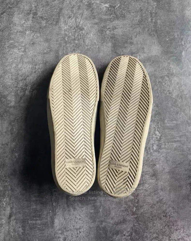 Saint Laurent Paris Saint Laurent Paris Distressed Studs Camouflage Shoelaces Size US 10 / EU 43 - 3 Thumbnail