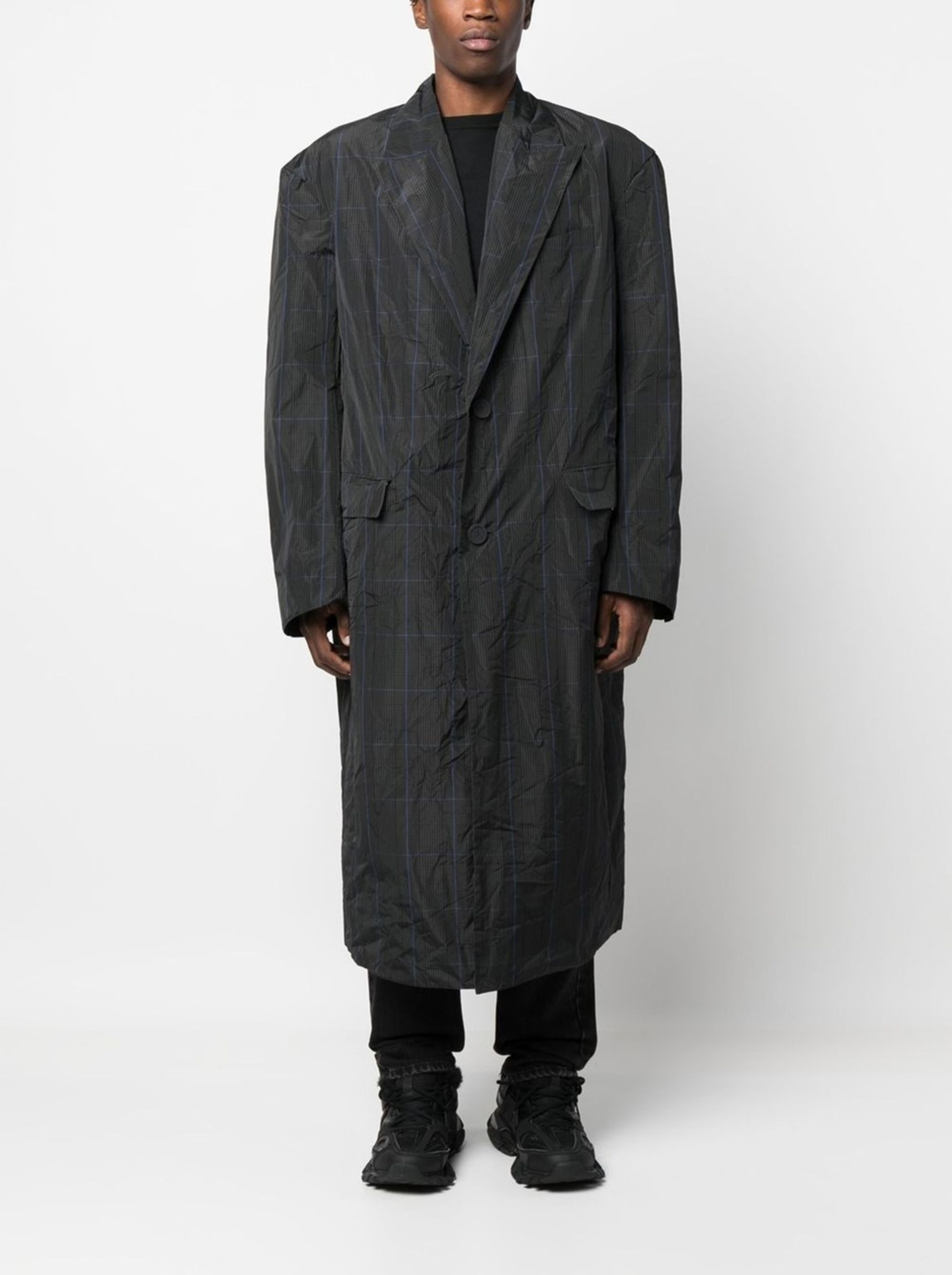 Balenciaga o1y1224 Technical Parka in Grey Size US M / EU 48-50 / 2 - 1 Thumbnail