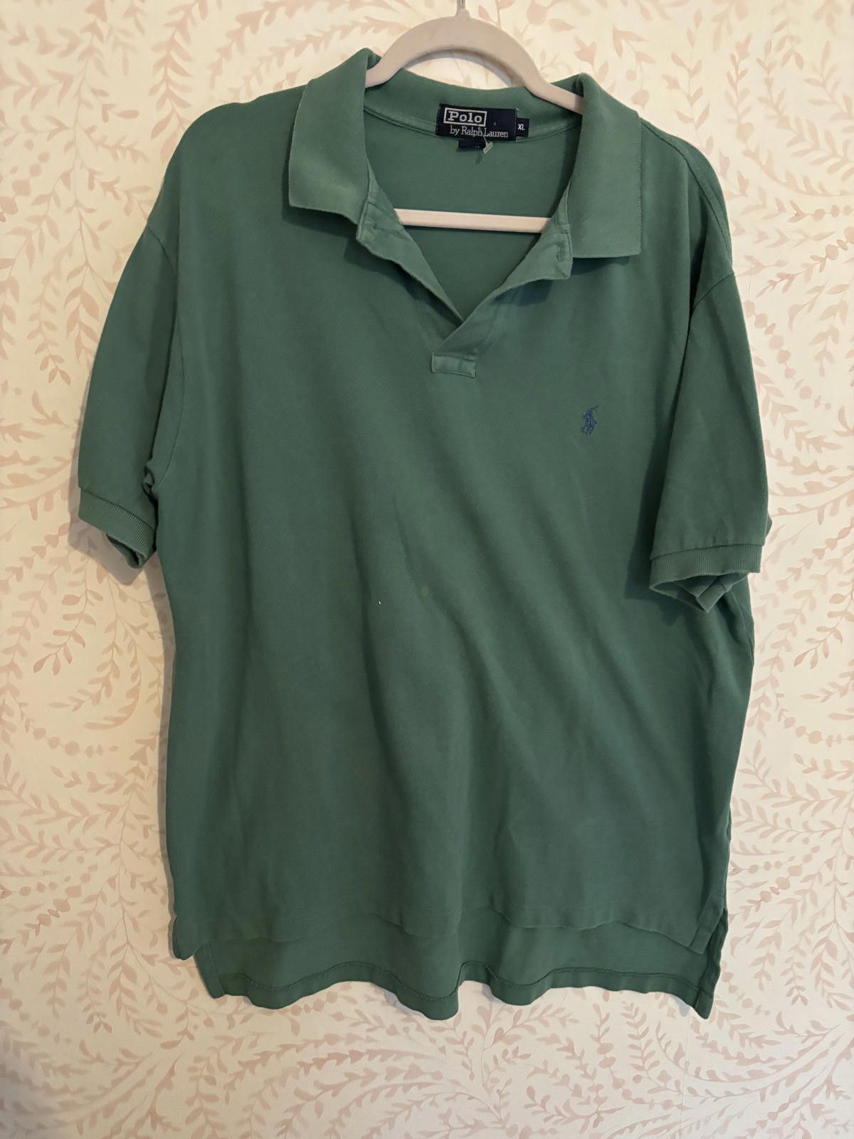 Other Vintage Men's Polo Shirt by Ralph Lauren in Green, XL Size US XL / EU 56 / 4 - 1 Thumbnail
