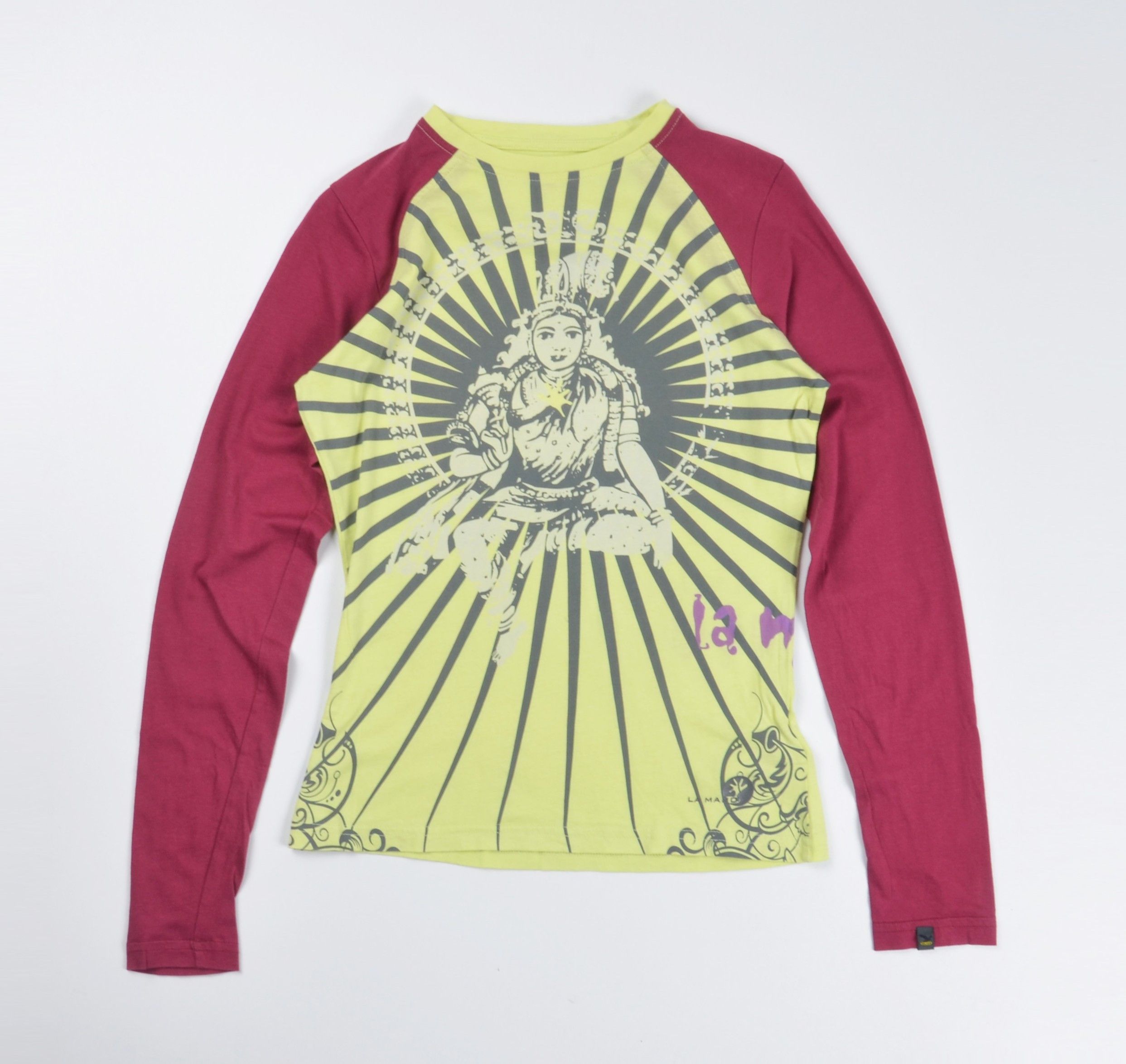 SALEWA Vintage Salewa Y2K Graphic Print Indie Grunge Raglan Tee Size XS / US 0-2 / IT 36-38 - 3 Thumbnail