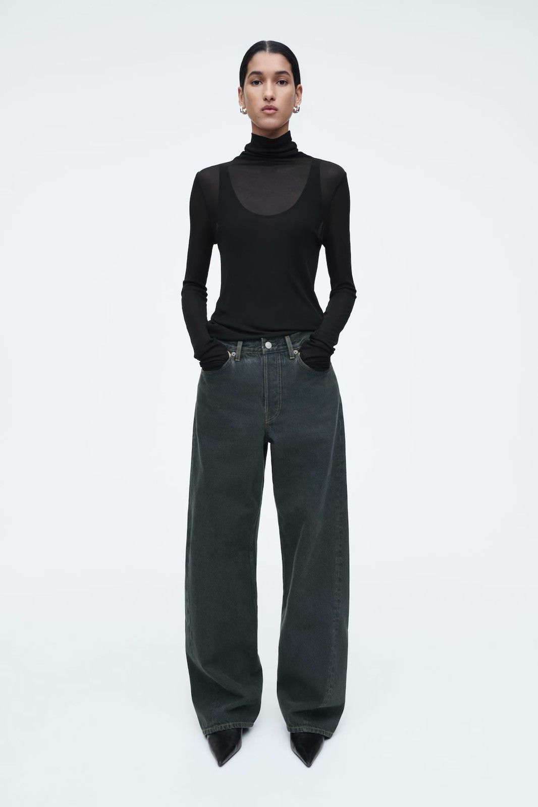 Cos × Designer × Vintage COS FACADE STRAIGHT DENIM Size 28" / US 6 / IT 42 - 1 Thumbnail