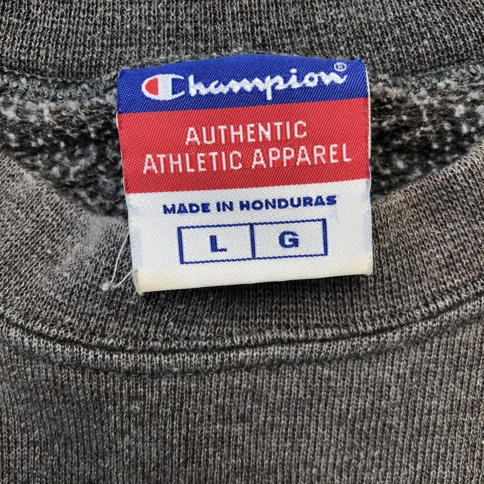 Champion × Vintage VTG Champion Sweatshirt Athletic Sun Fade Bleach Pullover Size US L / EU 52-54 / 3 - 7 Thumbnail