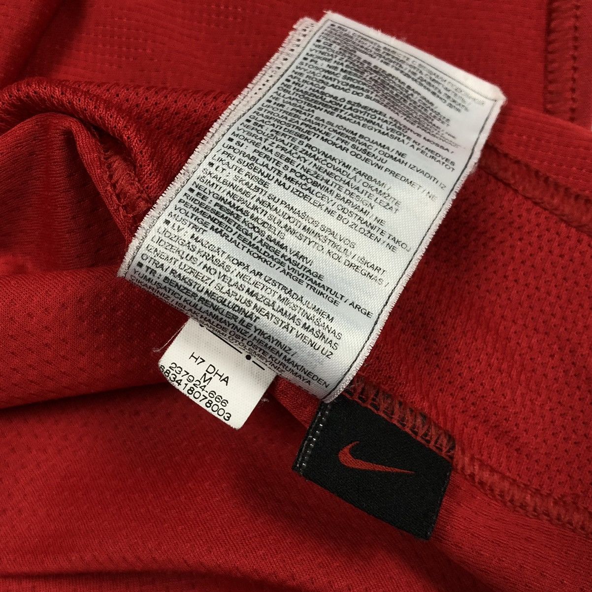 Nike × Vintage Vintage 00s Nike Manchester United Red Devils Soccer Jersey Size US M / EU 48-50 / 2 - 18 Thumbnail