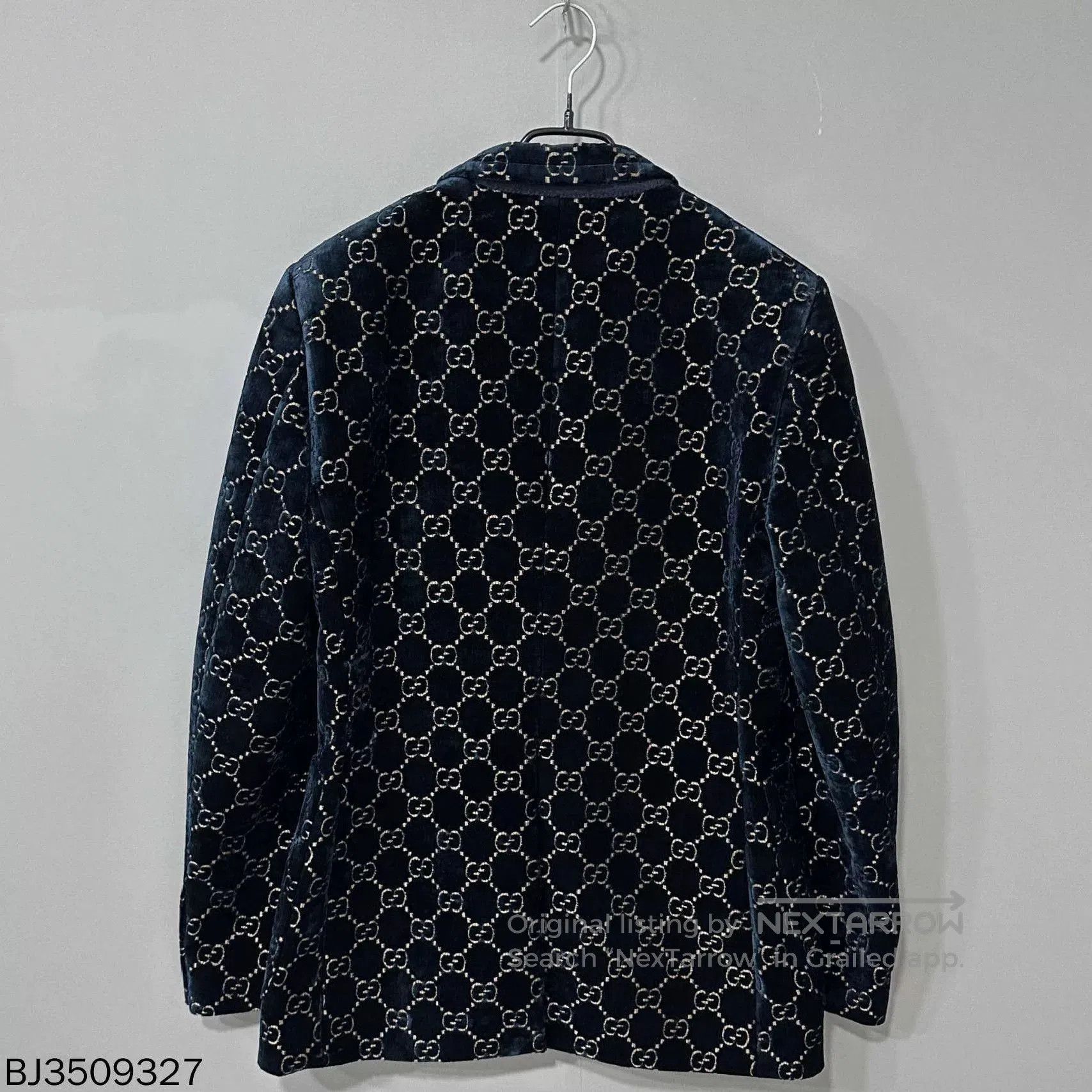 Gucci Gucci GG Monogram Velvet Blazer. Size US M / EU 48-50 / 2 - 3 Thumbnail