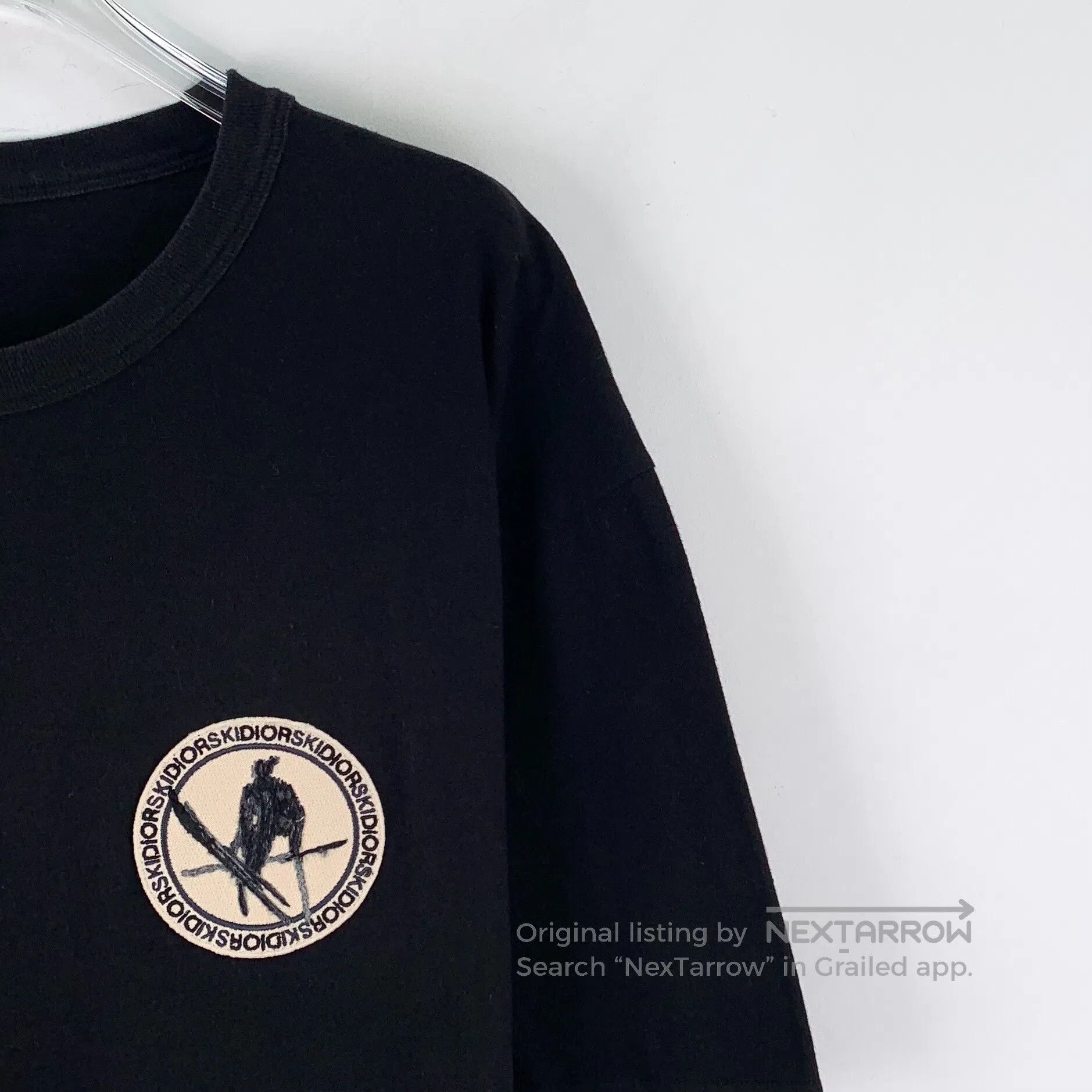 Dior Dior Black Emblem Embroidered Cotton Crew Neck Short Sleev Size US M / EU 48-50 / 2 - 3 Thumbnail