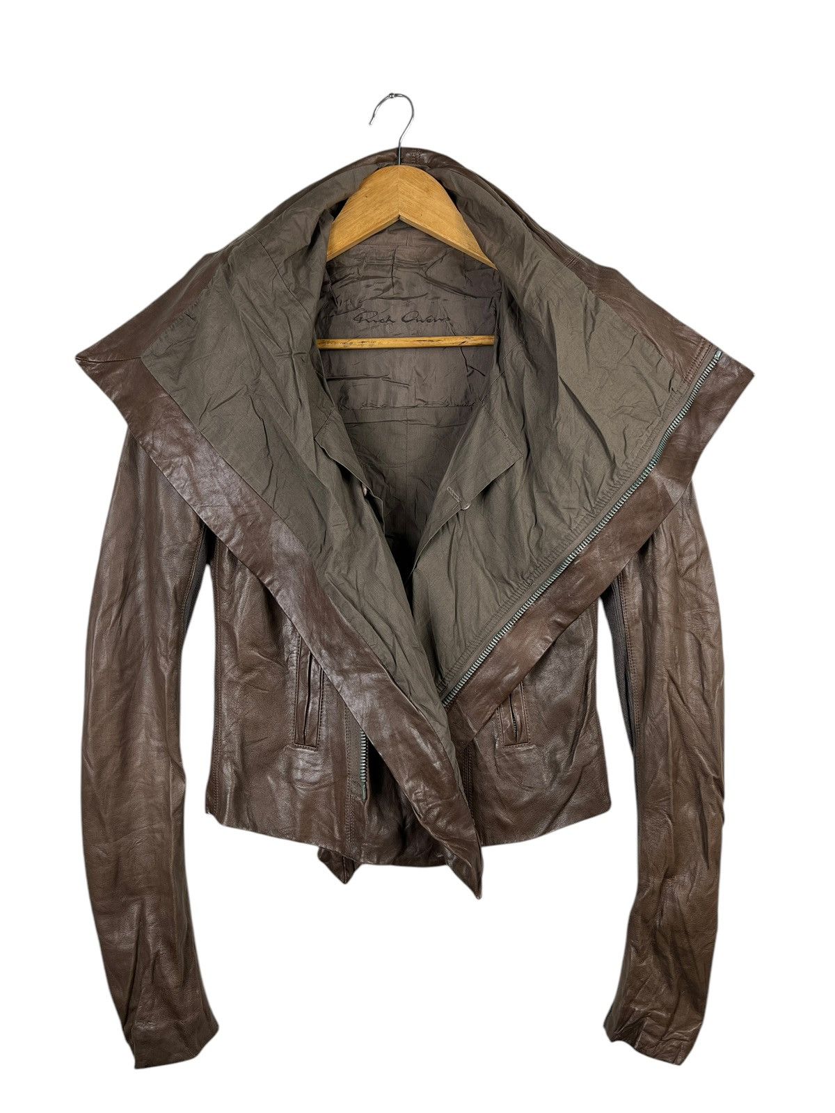 Rick Owens 🔥 RICK OWENS HYBRID LEATHER BOHO MOTORCYCLE JACKET Size M / US 6-8 / IT 42-44 - 7 Thumbnail
