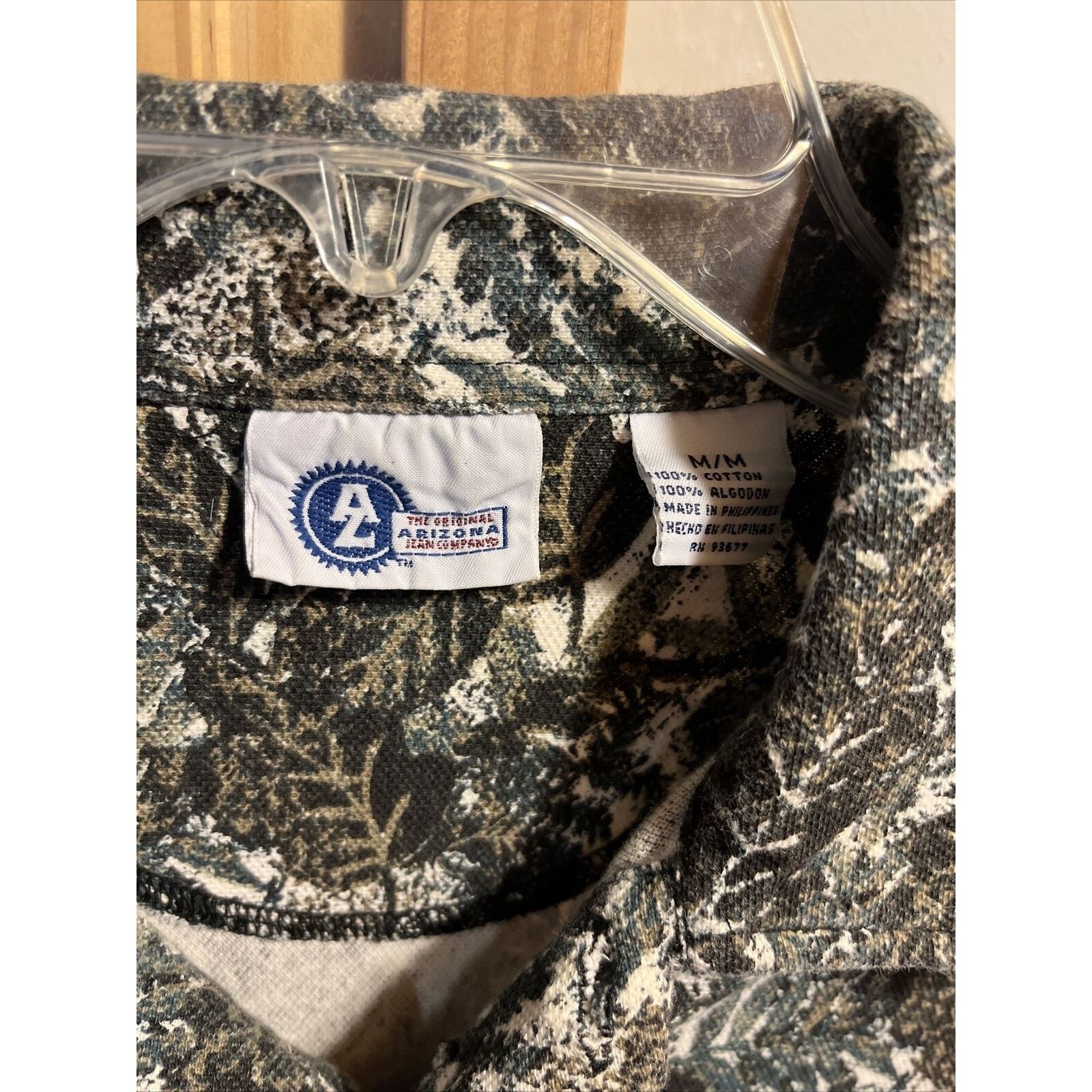Other Arizona Jean Co. Men’s M Floral Button Cotton Hawaiian polo Size US M / EU 48-50 / 2 - 2 Thumbnail