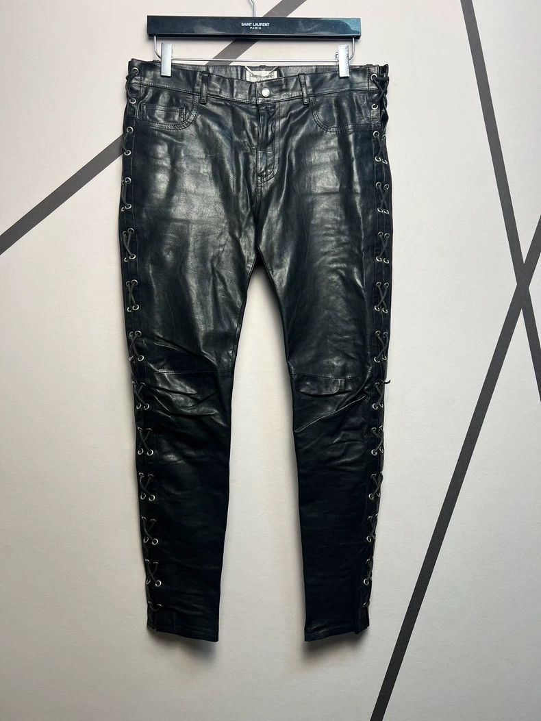 Saint Laurent Paris Saint Laurent ParisMotorcycle leather pants-2506 Size US 32 / EU 48 - 1 Thumbnail