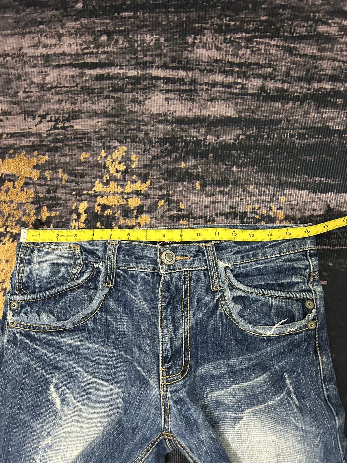 Japanese Brand Vintage Japanese Sorridere Mud Wash Claw Mark Jeans Size US 32 / EU 48 - 17 Thumbnail