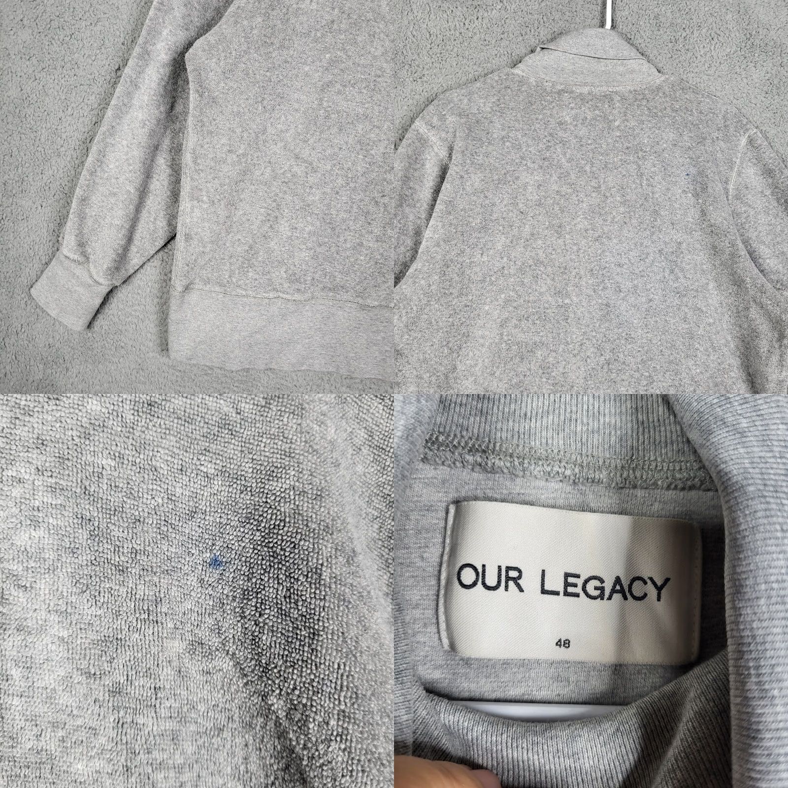 Our Legacy Our Legacy Reversed Grey NEW M Turtle Neck Sweatshirt Size M Adult Men Gray Nike Size US M / EU 48-50 / 2 - 8 Thumbnail