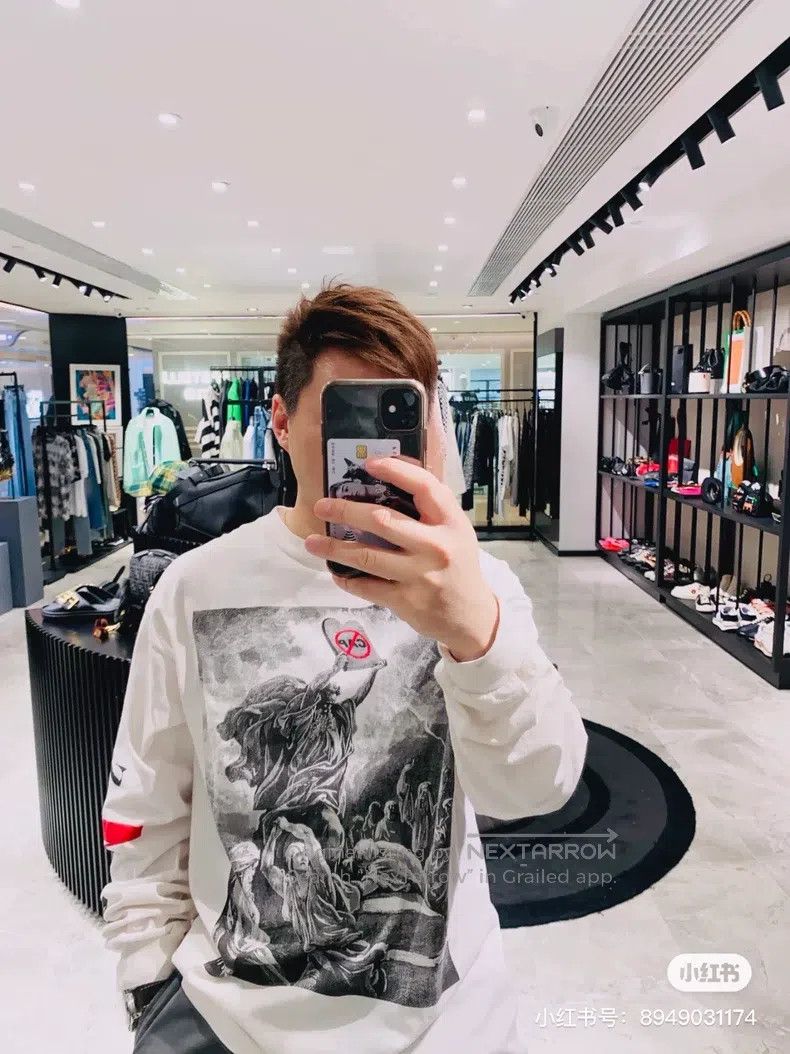 Saint Michael Saint Michael Long-sleeved T-shirt / thin sweatshirt Size US M / EU 48-50 / 2 - 8 Thumbnail