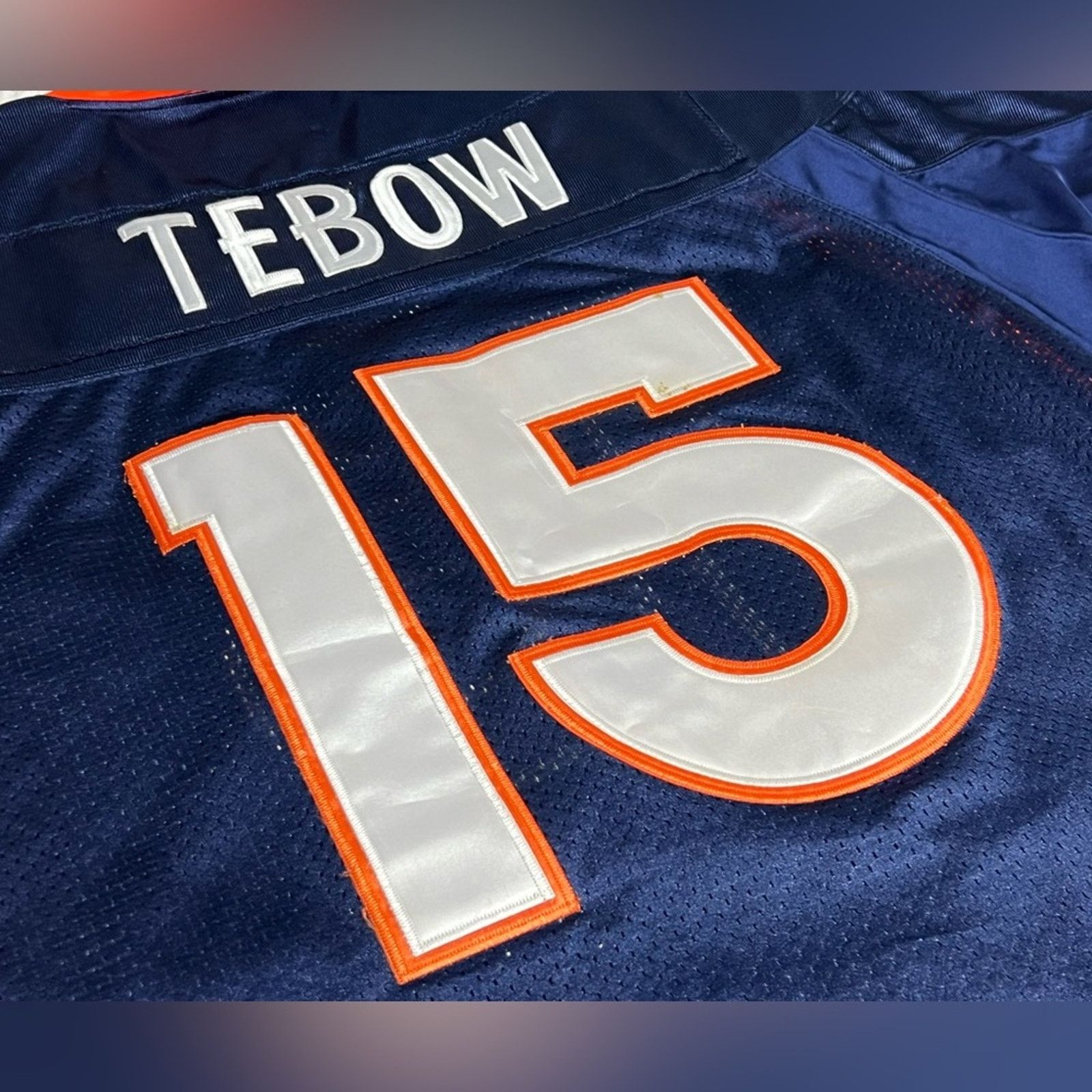 Reebok Denver Broncos Tim Tebow Reebok On Field Stitched Jersey 56 Size US XXL / EU 58 / 5 - 6 Thumbnail