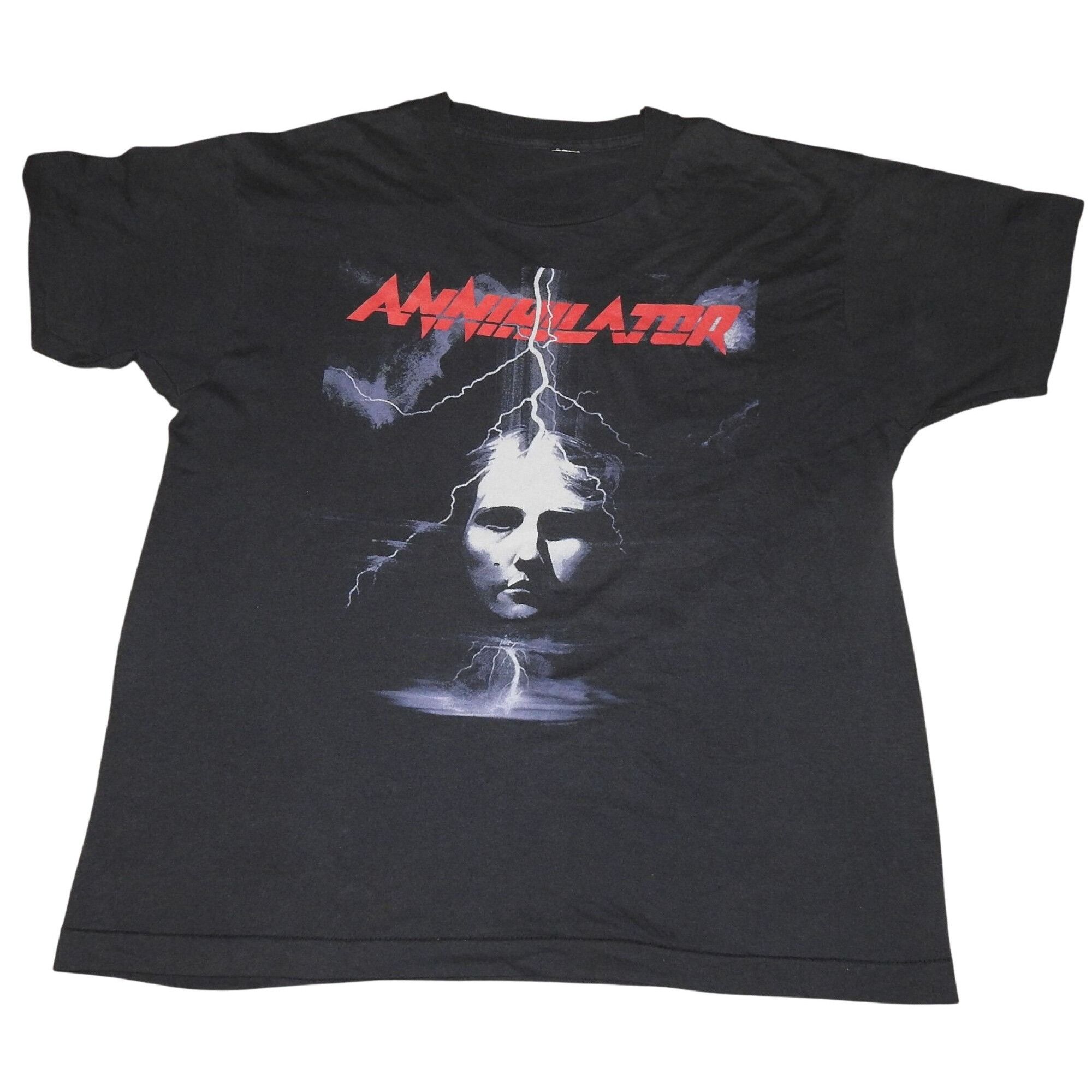 Other Vintage 1990 1991 Annihilator Never Neverland World Tour T-S Size US L / EU 52-54 / 3 - 1 Thumbnail