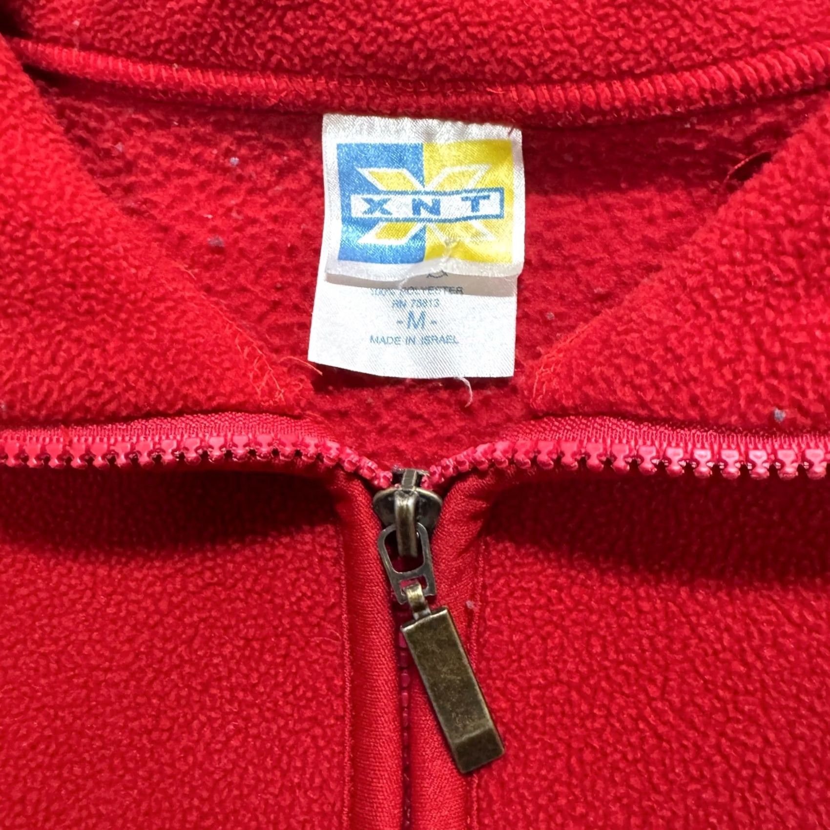 Vintage VINTAGE Washington Embroidery 1/4 Zip Sweatshirt Mens M Red Cotton Fleece Holes Y2K Distressed Footwear? Size US M / EU 48-50 / 2 - 2 Thumbnail
